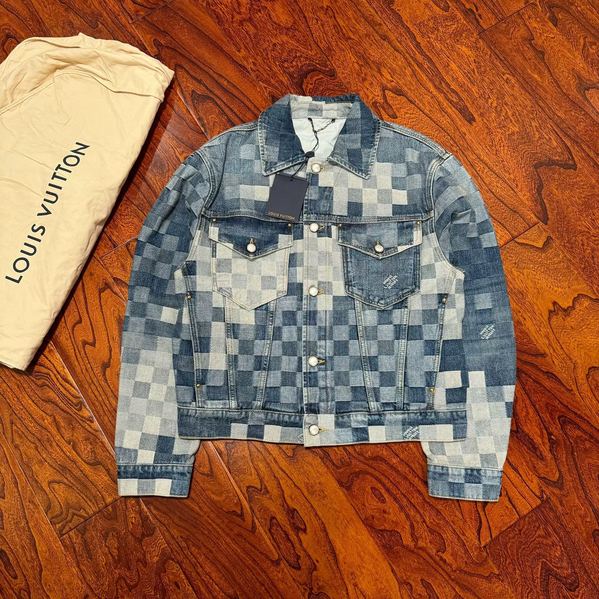 Louis Vuitton louis vuitton blue denim jacket 2024 Size US L / EU 52-54 / 3 - 3 Thumbnail