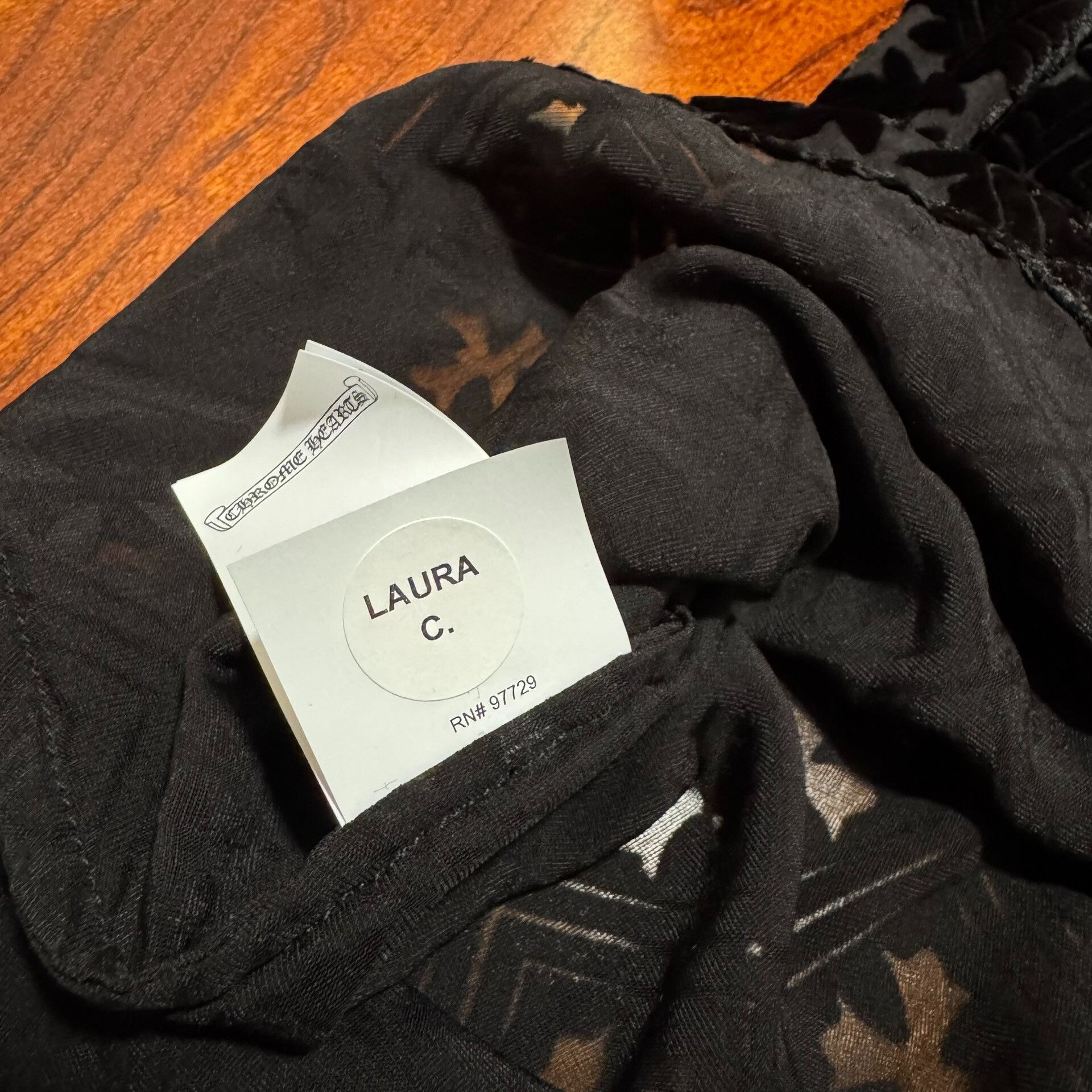 Chrome Hearts chrome hearts black velvet cross shirt Size US M / EU 48-50 / 2 - 6 Thumbnail