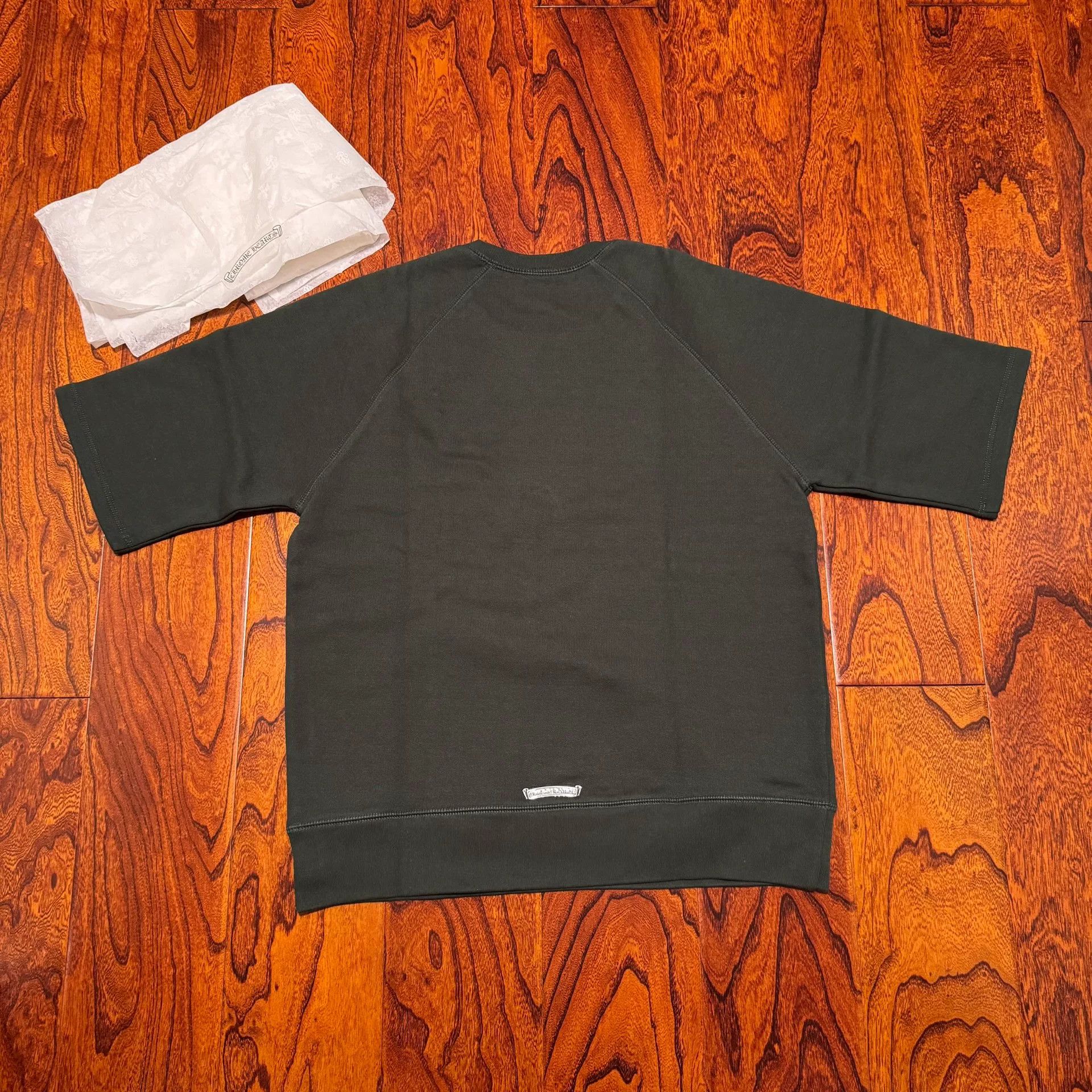 Chrome Hearts chrome hearts green embroidered short sleeve sweatshirt Size US M / EU 48-50 / 2 - 4 Thumbnail