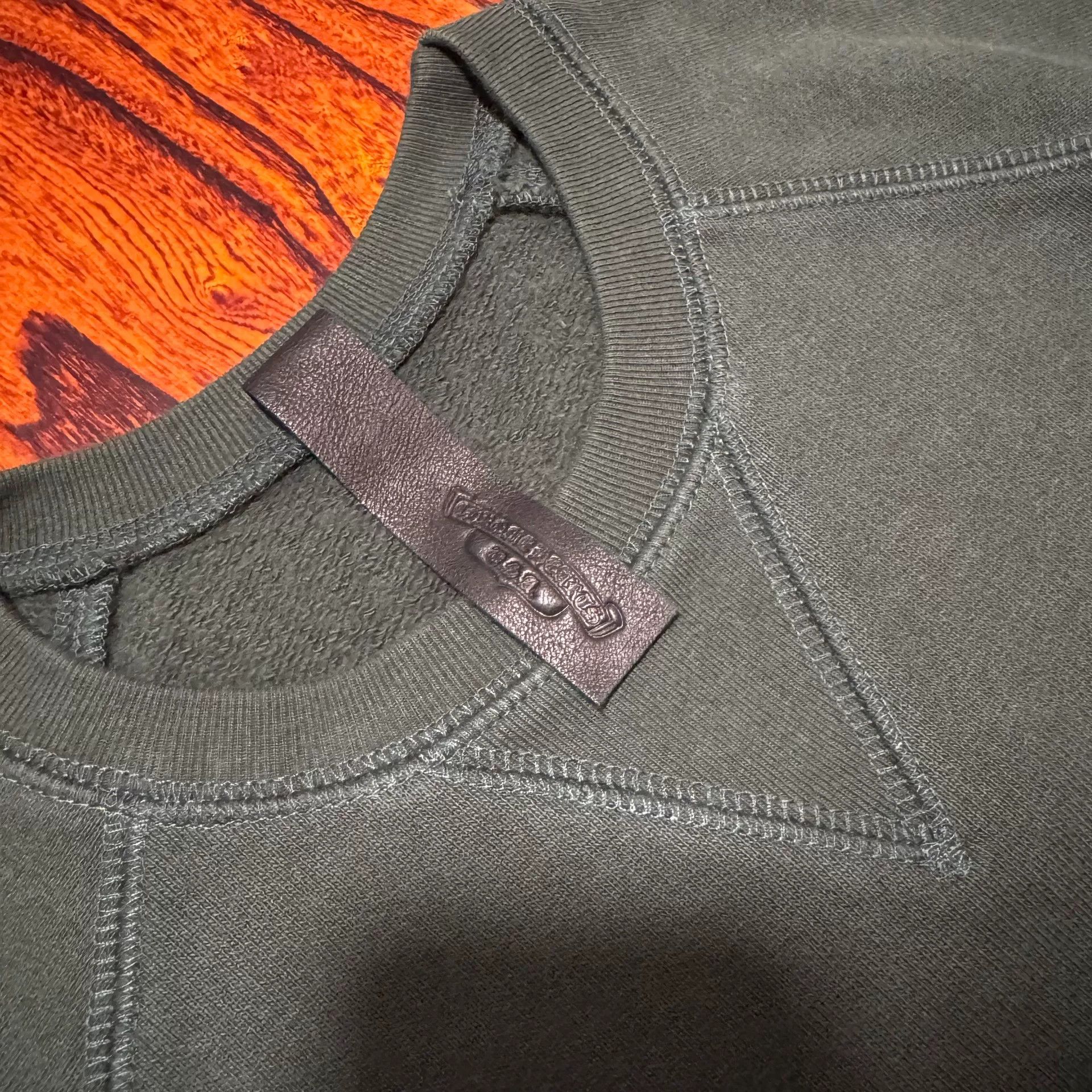 Chrome Hearts chrome hearts green embroidered short sleeve sweatshirt Size US M / EU 48-50 / 2 - 3 Thumbnail