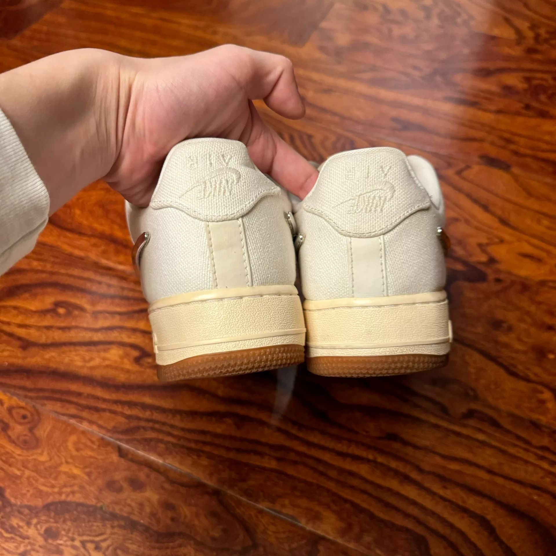 Travis Scott nike air force 1 travis scott low top Size US 7.5 / EU 40-41 - 3 Thumbnail