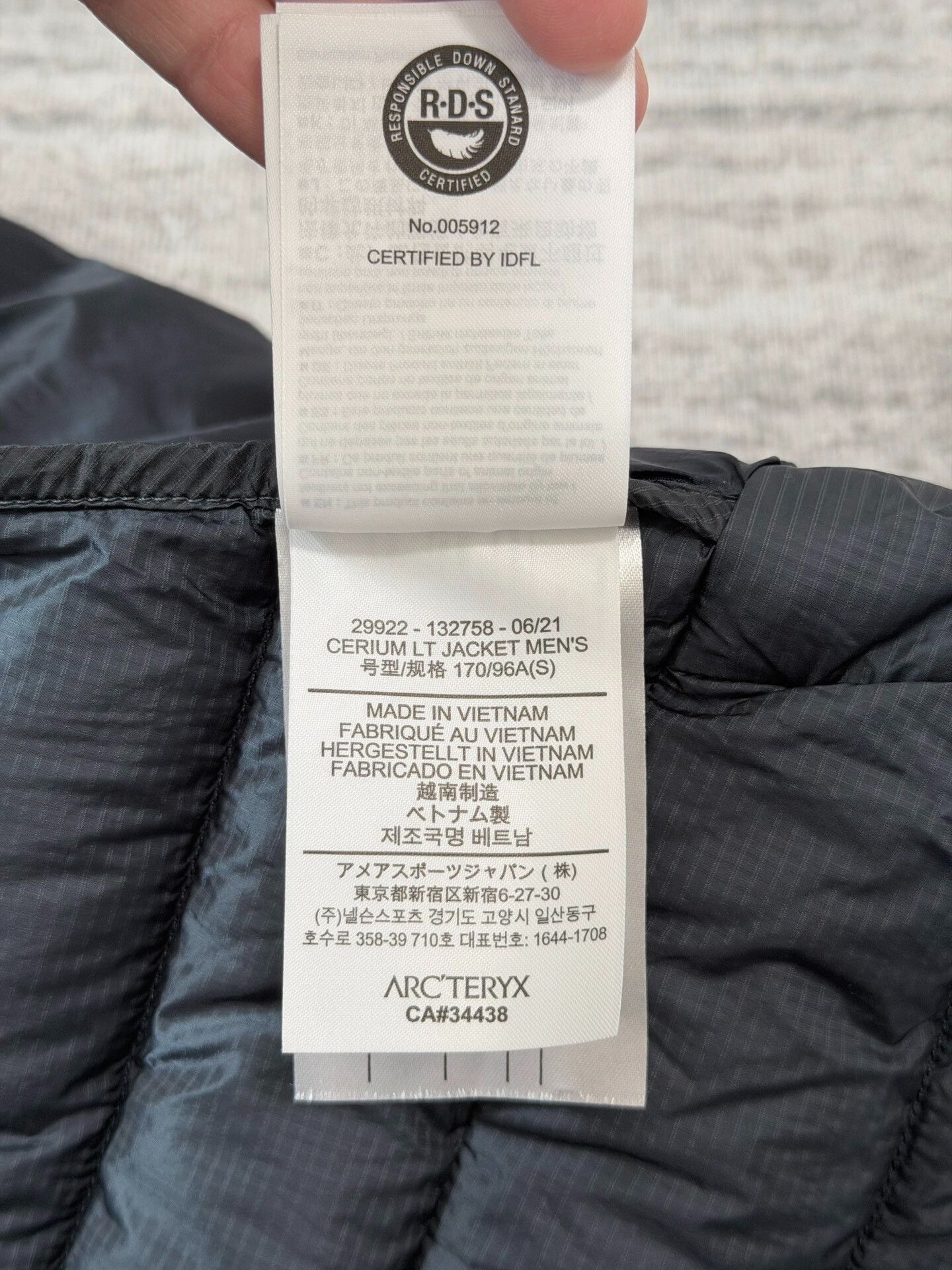 Arc'teryx Arcteryx Cerium Lightweight Down Jacket Size US S / EU 44-46 / 1 - 7 Thumbnail