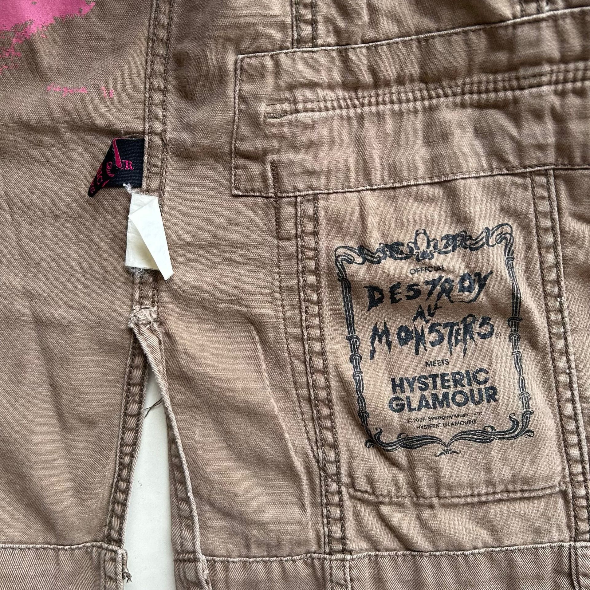 Hysteric Glamour vintage ruffled brown workwear jacket Size M / US 6-8 / IT 42-44 - 8 Thumbnail