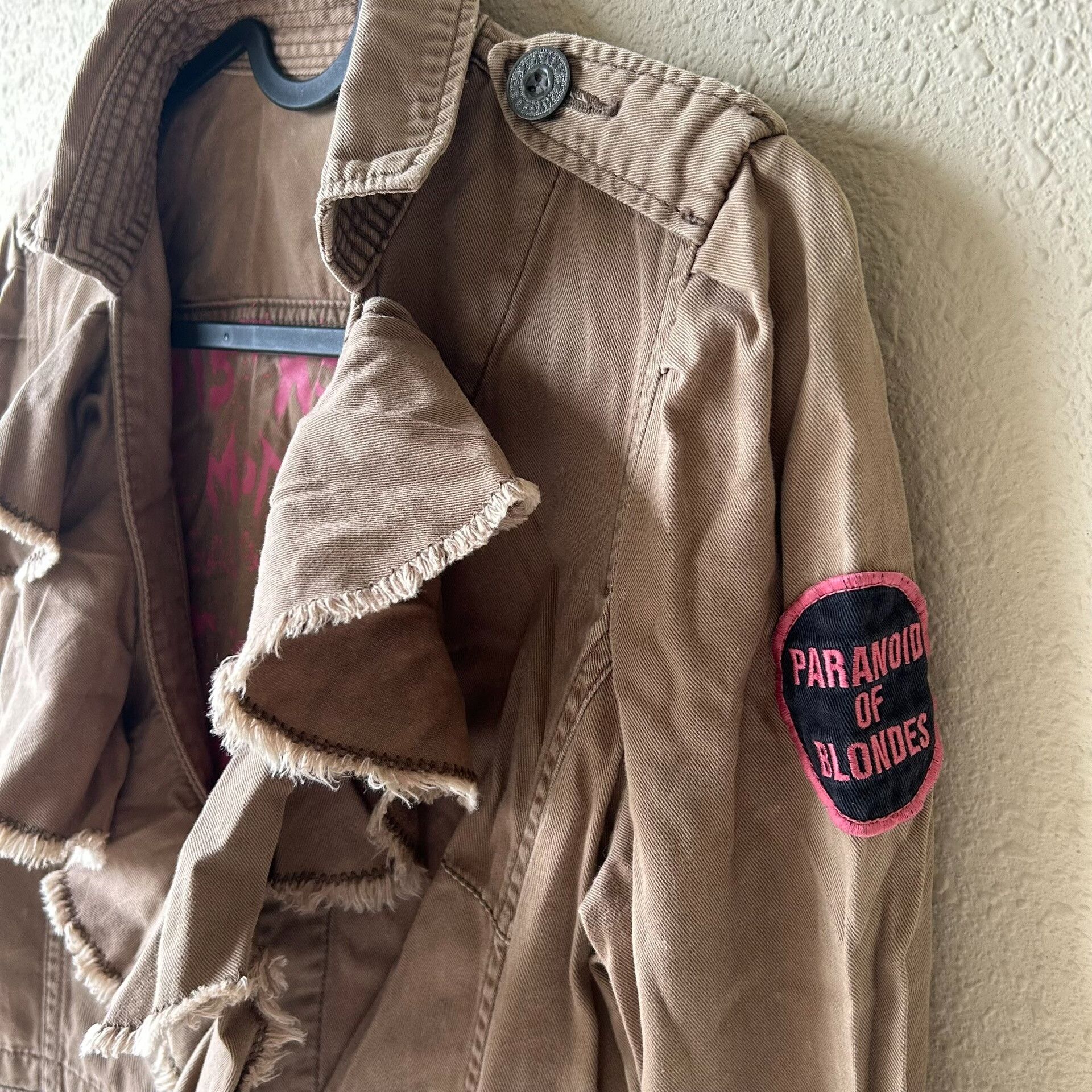 Hysteric Glamour vintage ruffled brown workwear jacket Size M / US 6-8 / IT 42-44 - 3 Thumbnail