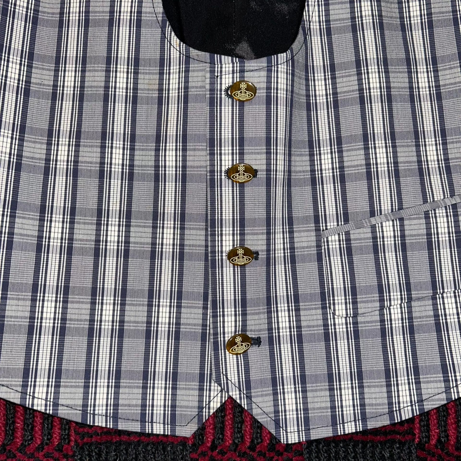 Vivienne Westwood vivienne westwood plaid vest for men Size US M / EU 48-50 / 2 - 4 Thumbnail