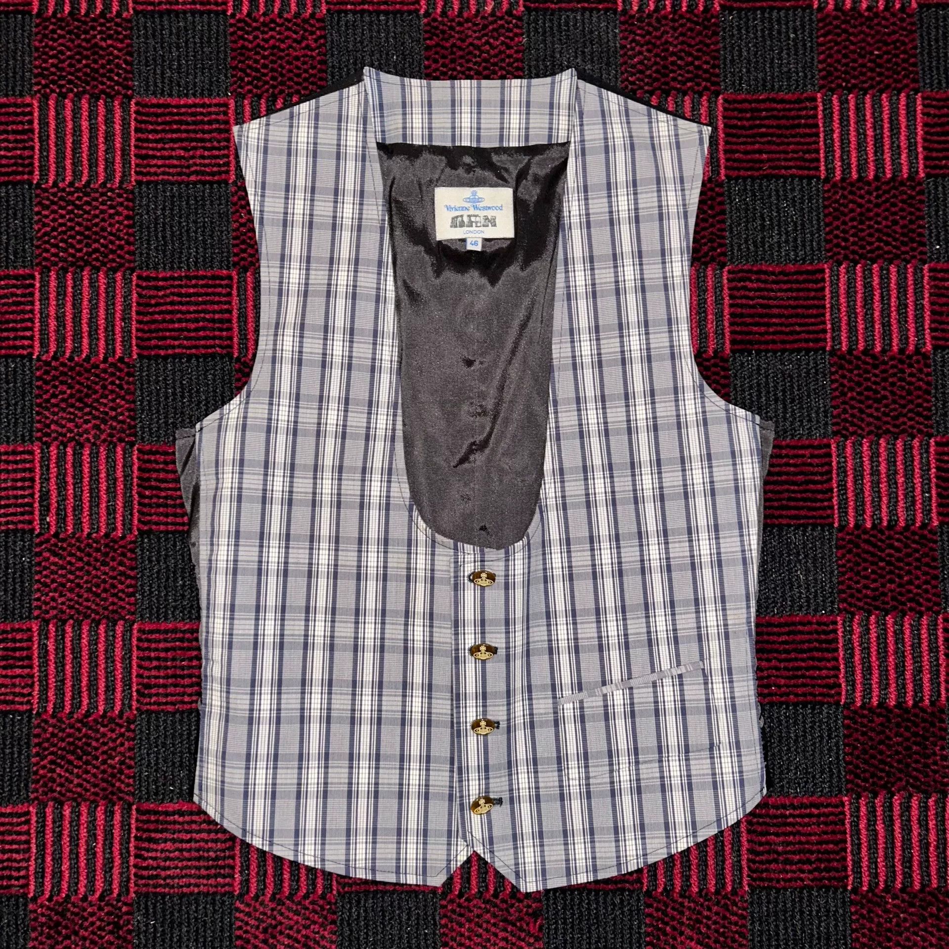 Vivienne Westwood vivienne westwood plaid vest for men Size US M / EU 48-50 / 2 - 2 Thumbnail