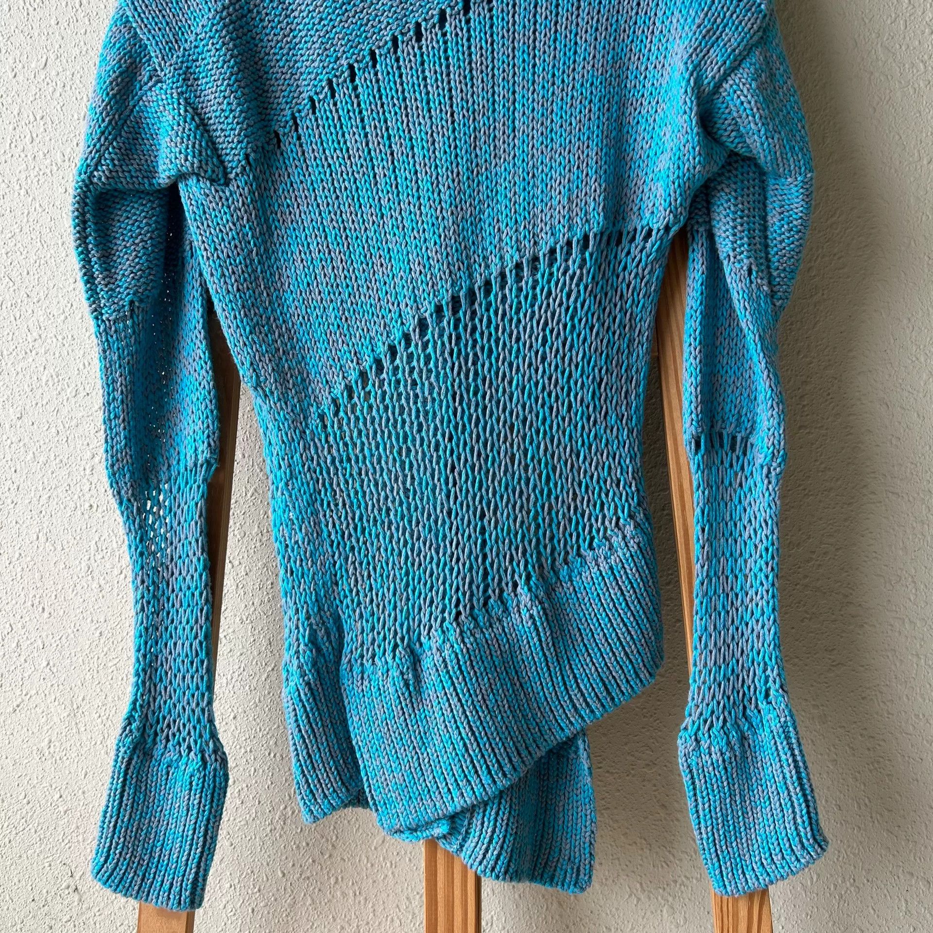 Vivienne Westwood vivienne westwood blue irregular knit cardigan Size M / US 6-8 / IT 42-44 - 7 Thumbnail