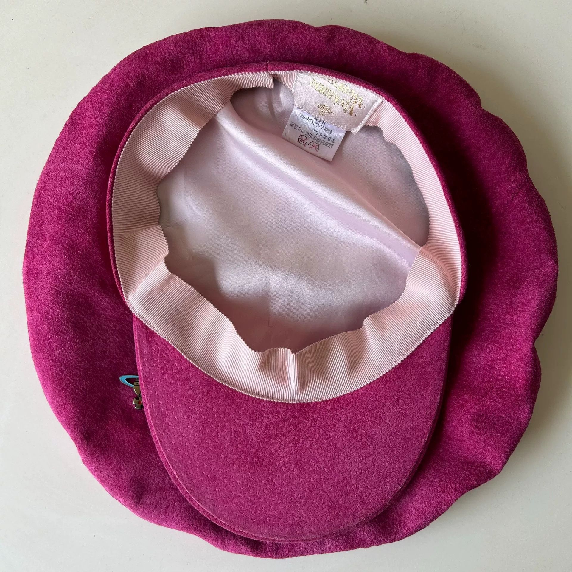 Vivienne Westwood vintage pink suede beret cap Size ONE SIZE - 8 Thumbnail