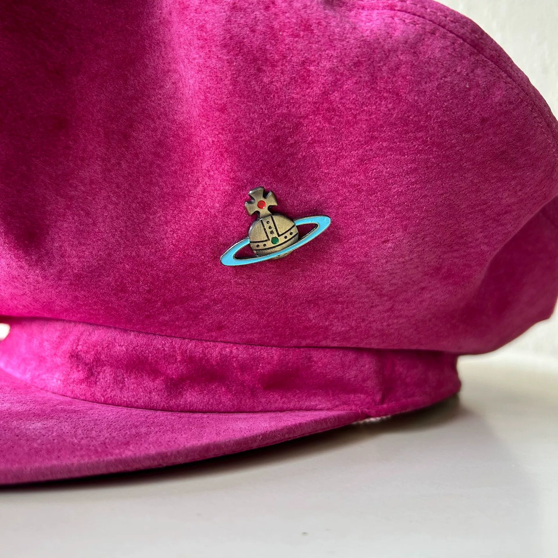 Vivienne Westwood vintage pink suede beret cap Size ONE SIZE - 4 Thumbnail