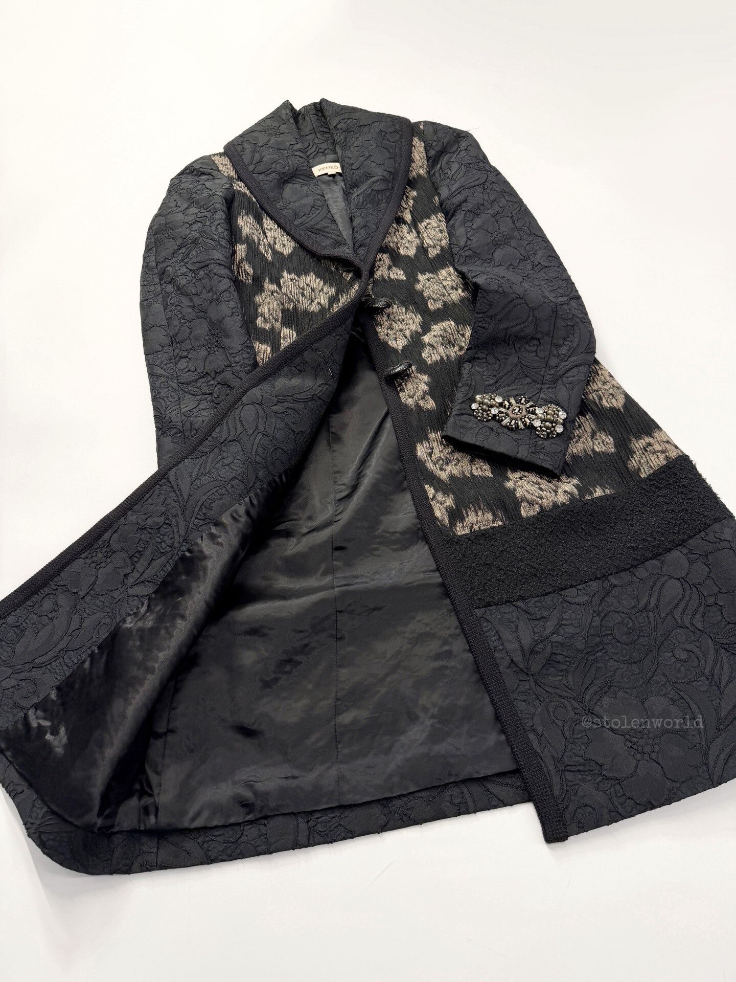 Kenzo kenzo floral embellished coat with intricate detailing Size M / US 6-8 / IT 42-44 - 6 Thumbnail