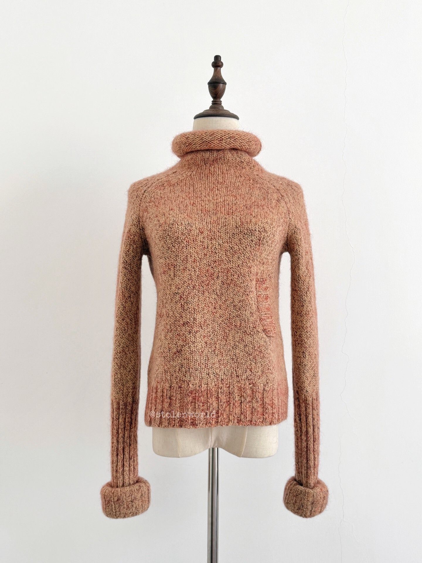 Y's pink knit turtleneck sweater with pocket Size S / US 4 / IT 40 - 4 Thumbnail