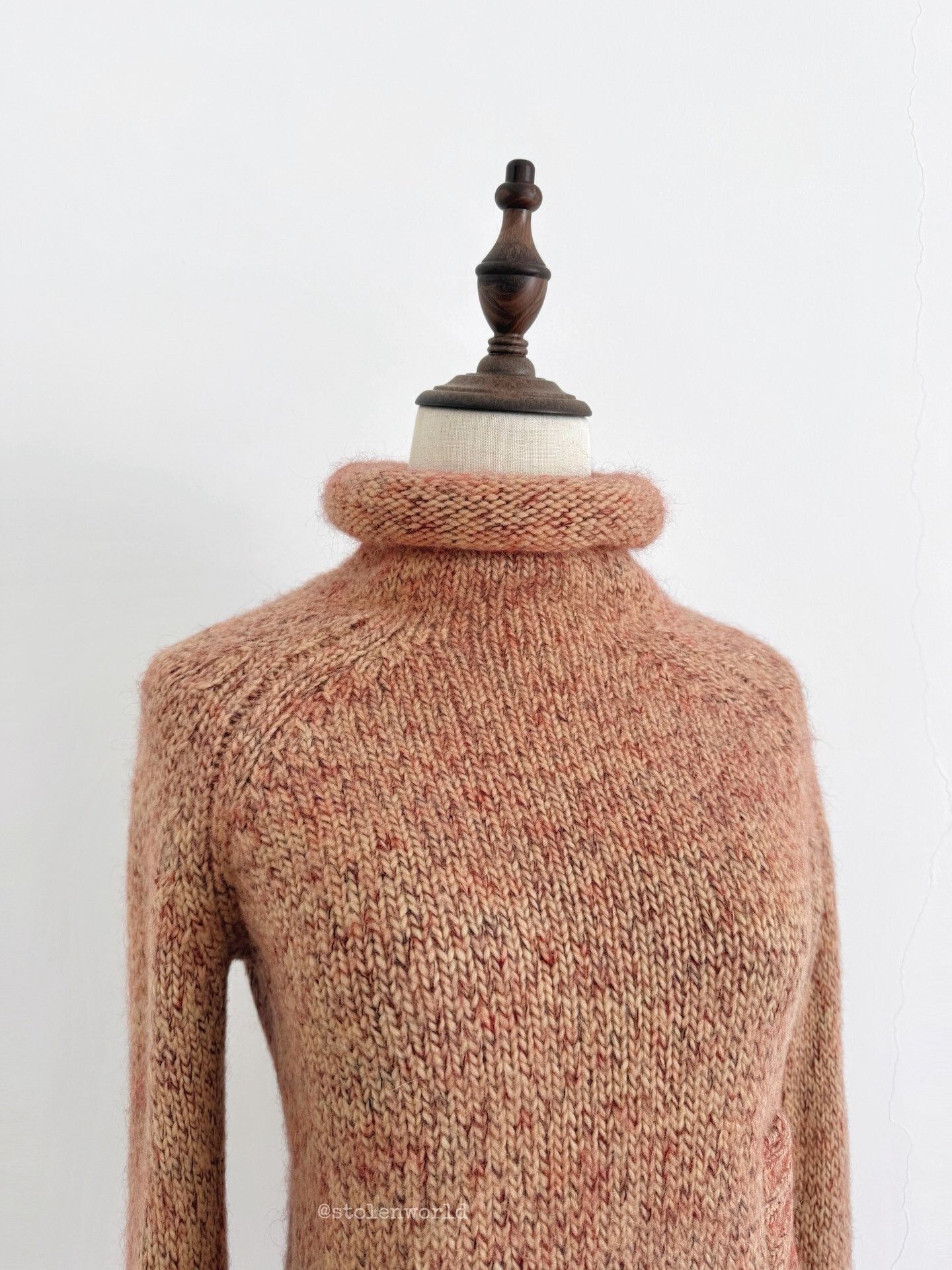 Y's pink knit turtleneck sweater with pocket Size S / US 4 / IT 40 - 3 Thumbnail