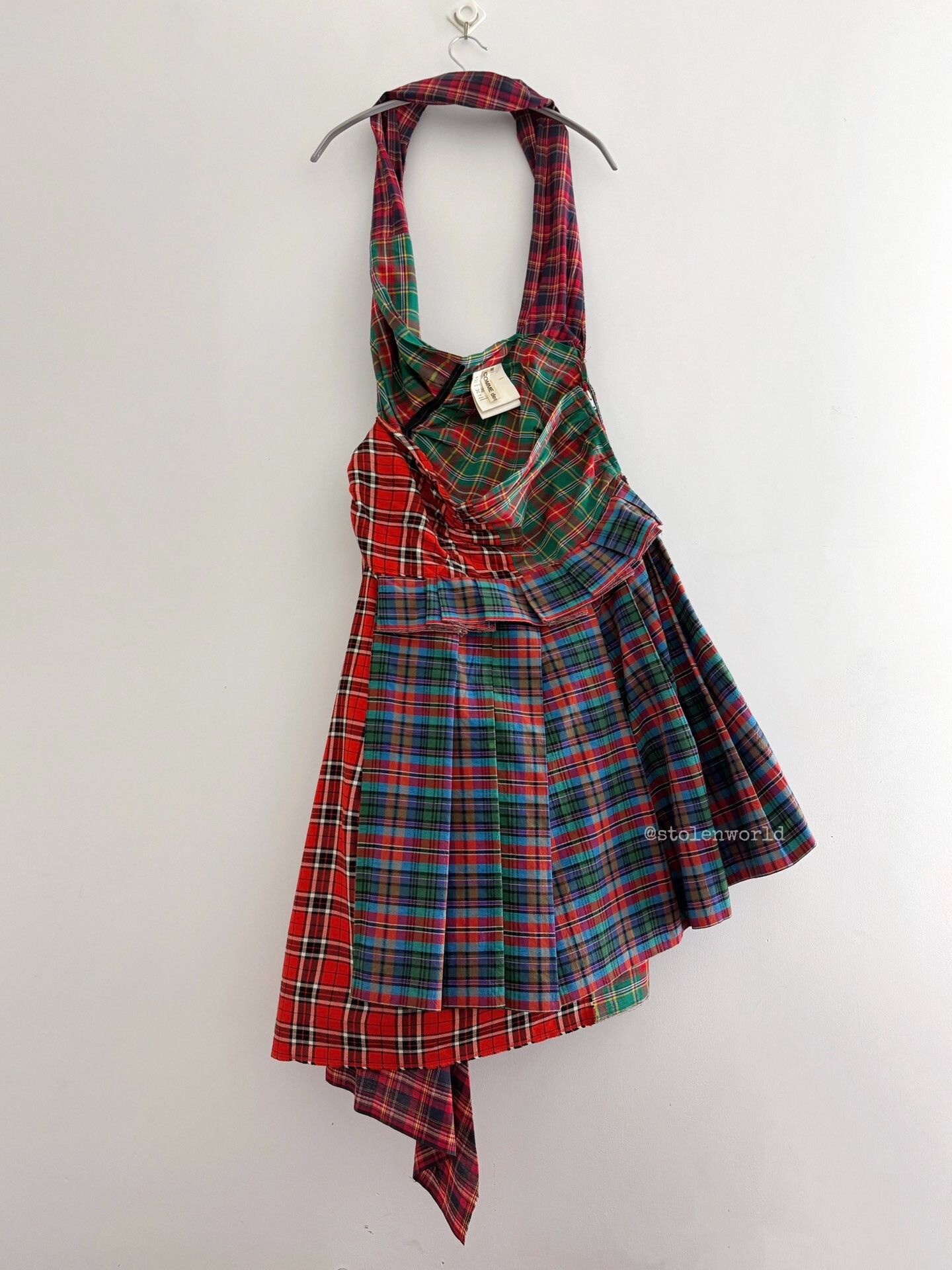 Comme des Garcons comme des garcons plaid draped skirt Size 22" - 6 Thumbnail