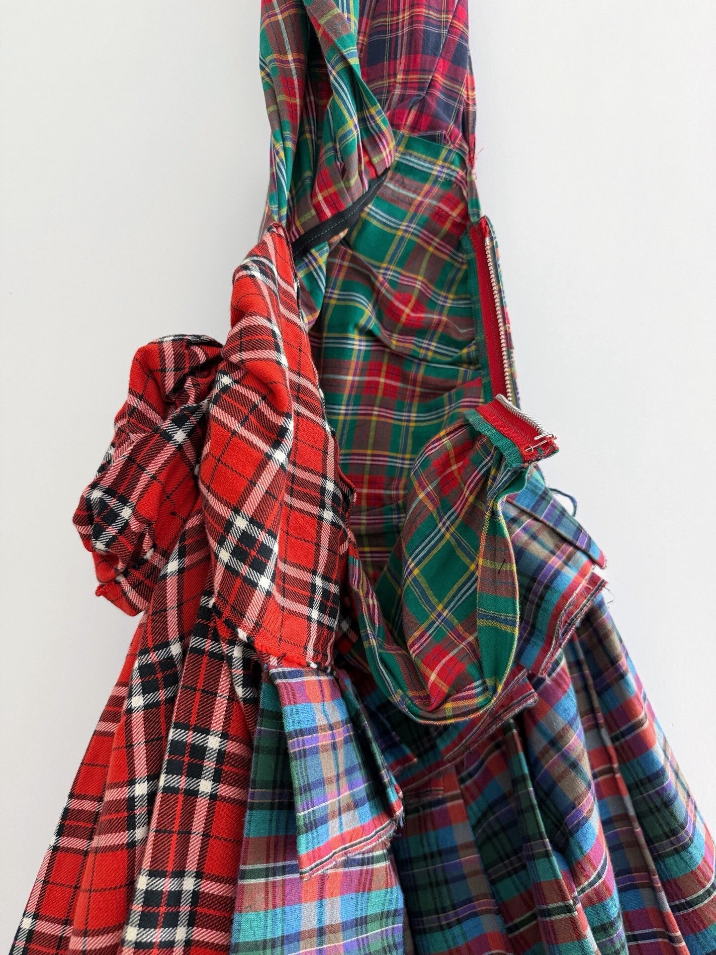 Comme des Garcons comme des garcons plaid draped skirt Size 22" - 8 Thumbnail