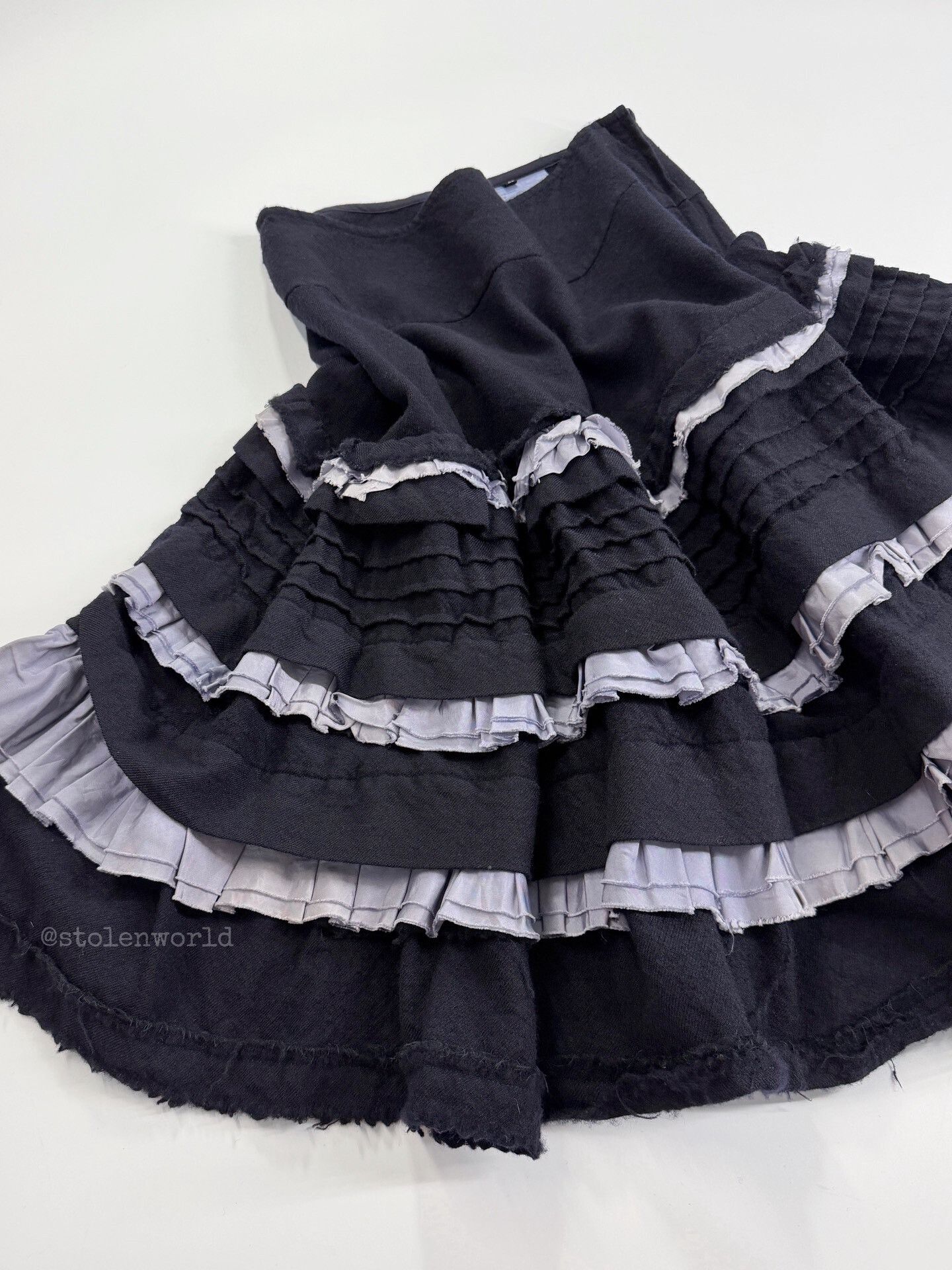 Comme des Garcons comme des garcons ruffled cake skirt Size 23" - 5 Thumbnail