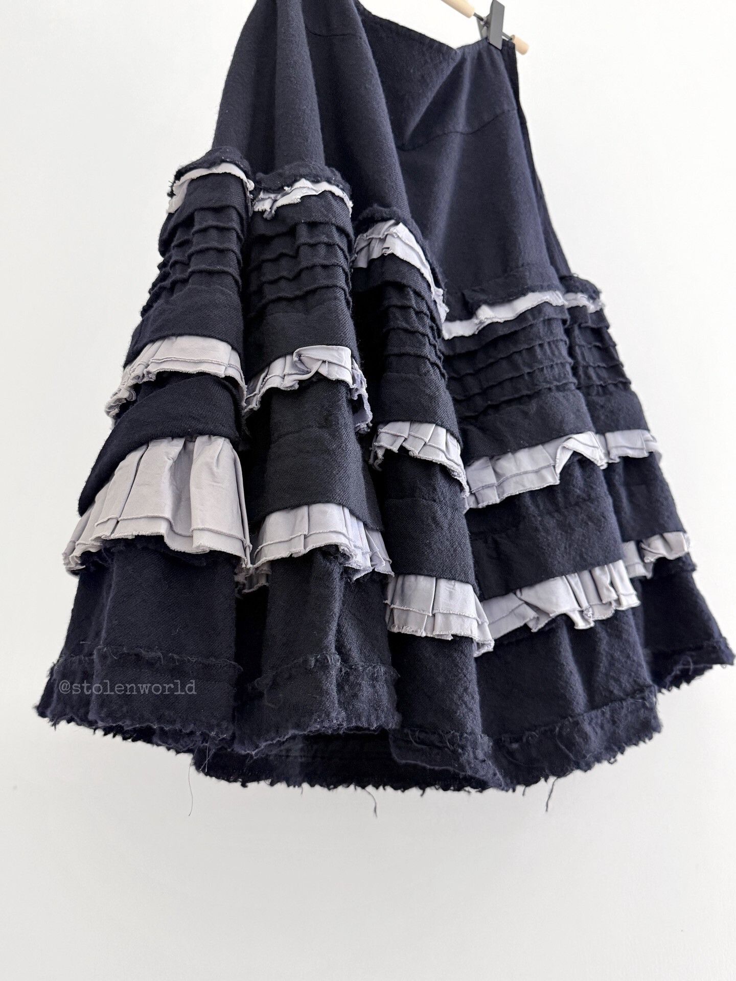 Comme des Garcons comme des garcons ruffled cake skirt Size 23" - 3 Thumbnail