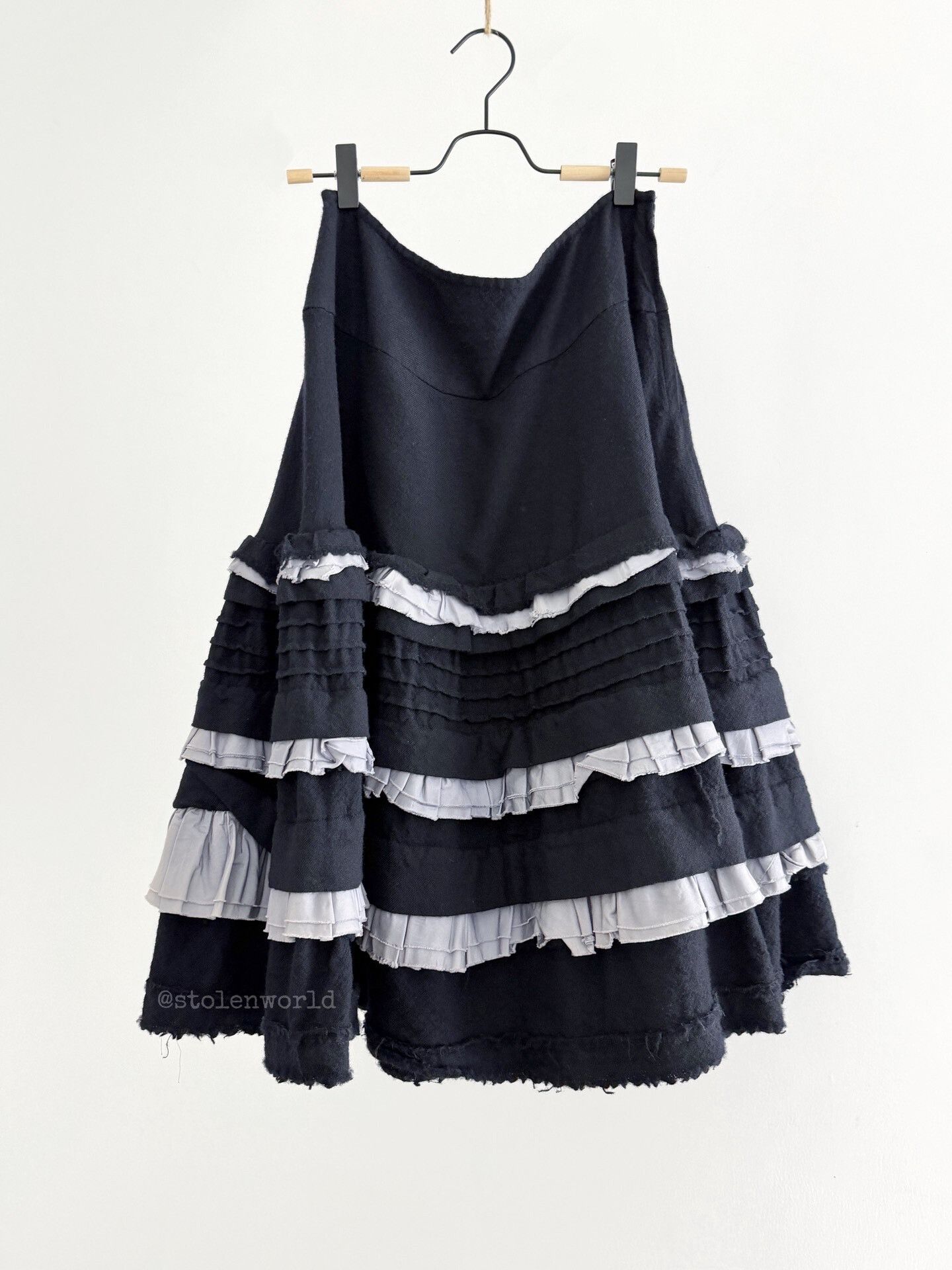 Comme des Garcons comme des garcons ruffled cake skirt Size 23" - 4 Thumbnail