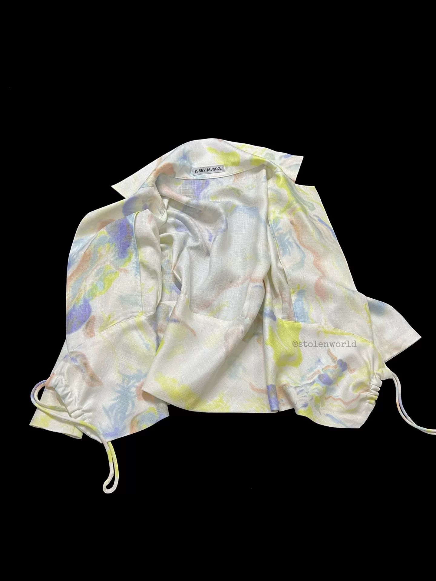 Issey Miyake Issey Miyake 2006 Drawstring Top Size S / US 4 / IT 40 - 2 Thumbnail