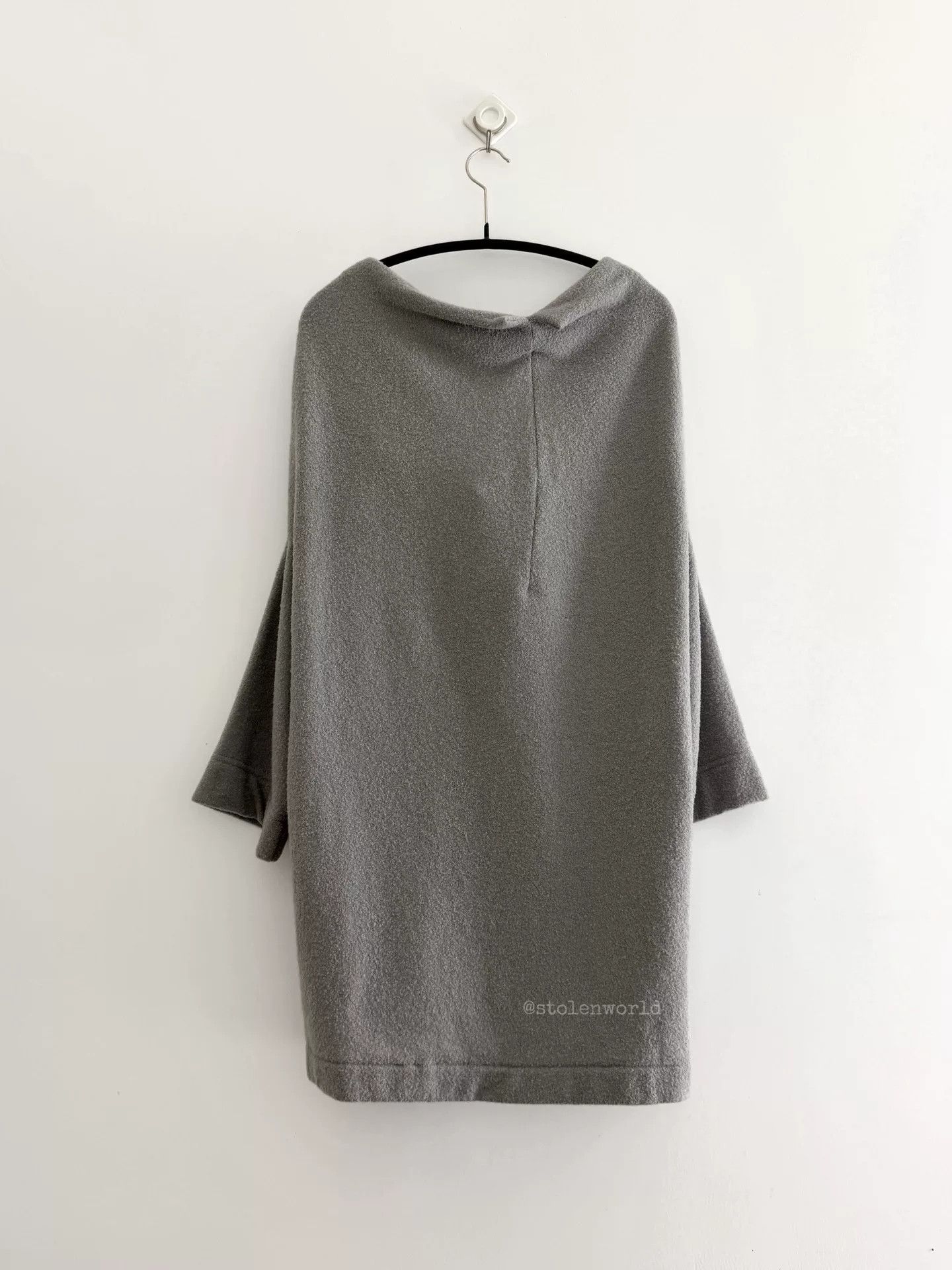 Y's gray asymmetrical shoulder top by Y's Size S / US 4 / IT 40 - 8 Thumbnail