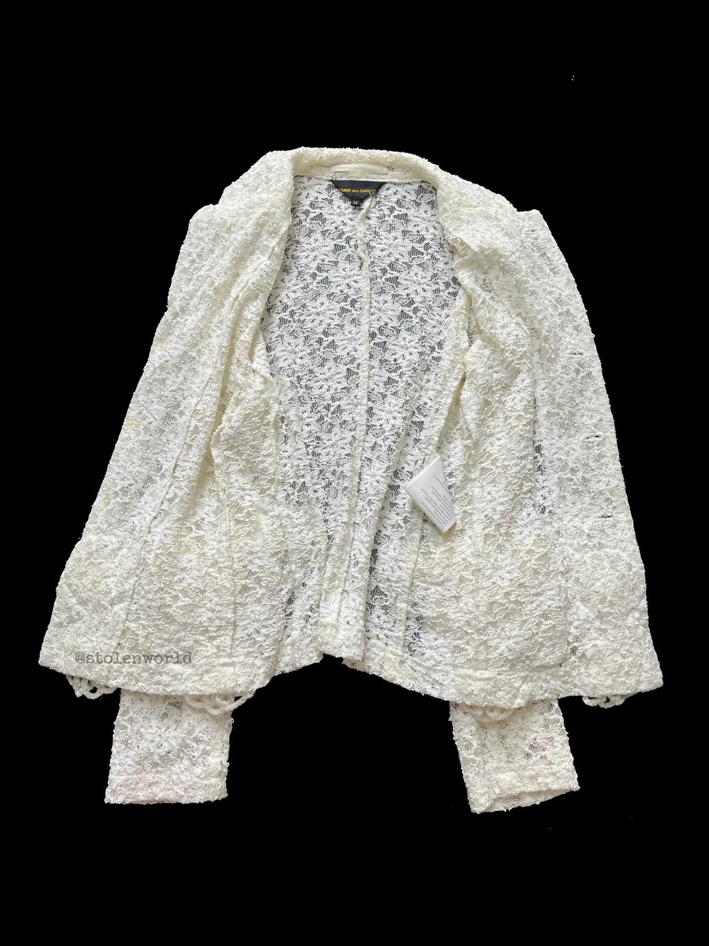 Comme des Garcons comme des garcons lace hook cardigan Size M / US 6-8 / IT 42-44 - 7 Thumbnail