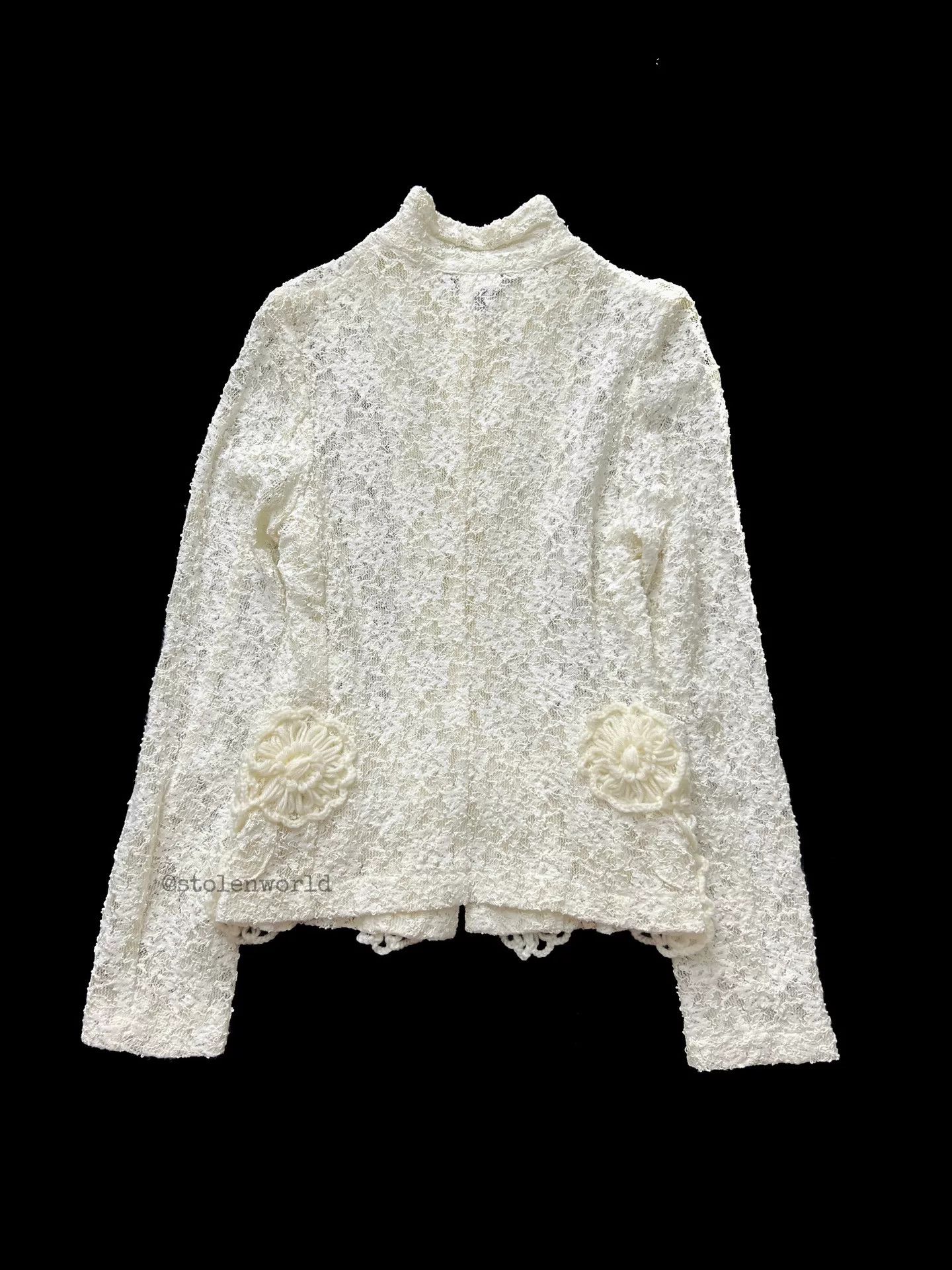 Comme des Garcons comme des garcons lace hook cardigan Size M / US 6-8 / IT 42-44 - 4 Thumbnail