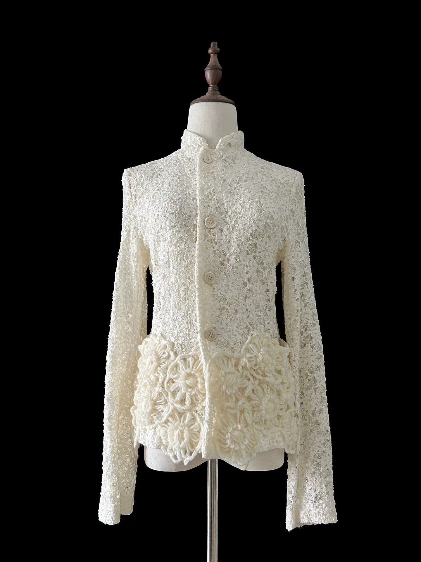 Comme des Garcons comme des garcons lace hook cardigan Size M / US 6-8 / IT 42-44 - 5 Thumbnail