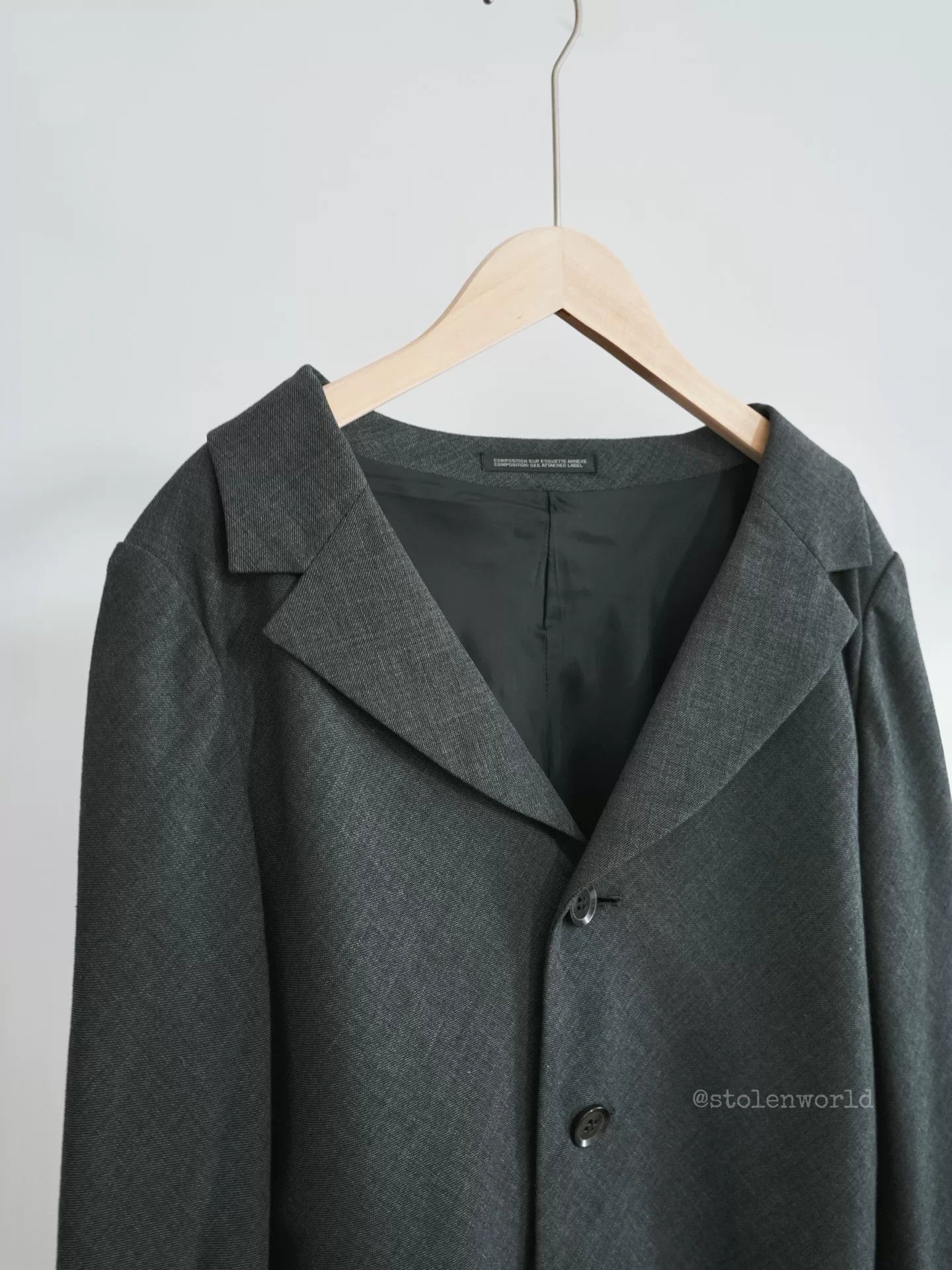 Yohji Yamamoto yohji yamamoto noir tailored blazer Size S / US 4 / IT 40 - 3 Thumbnail