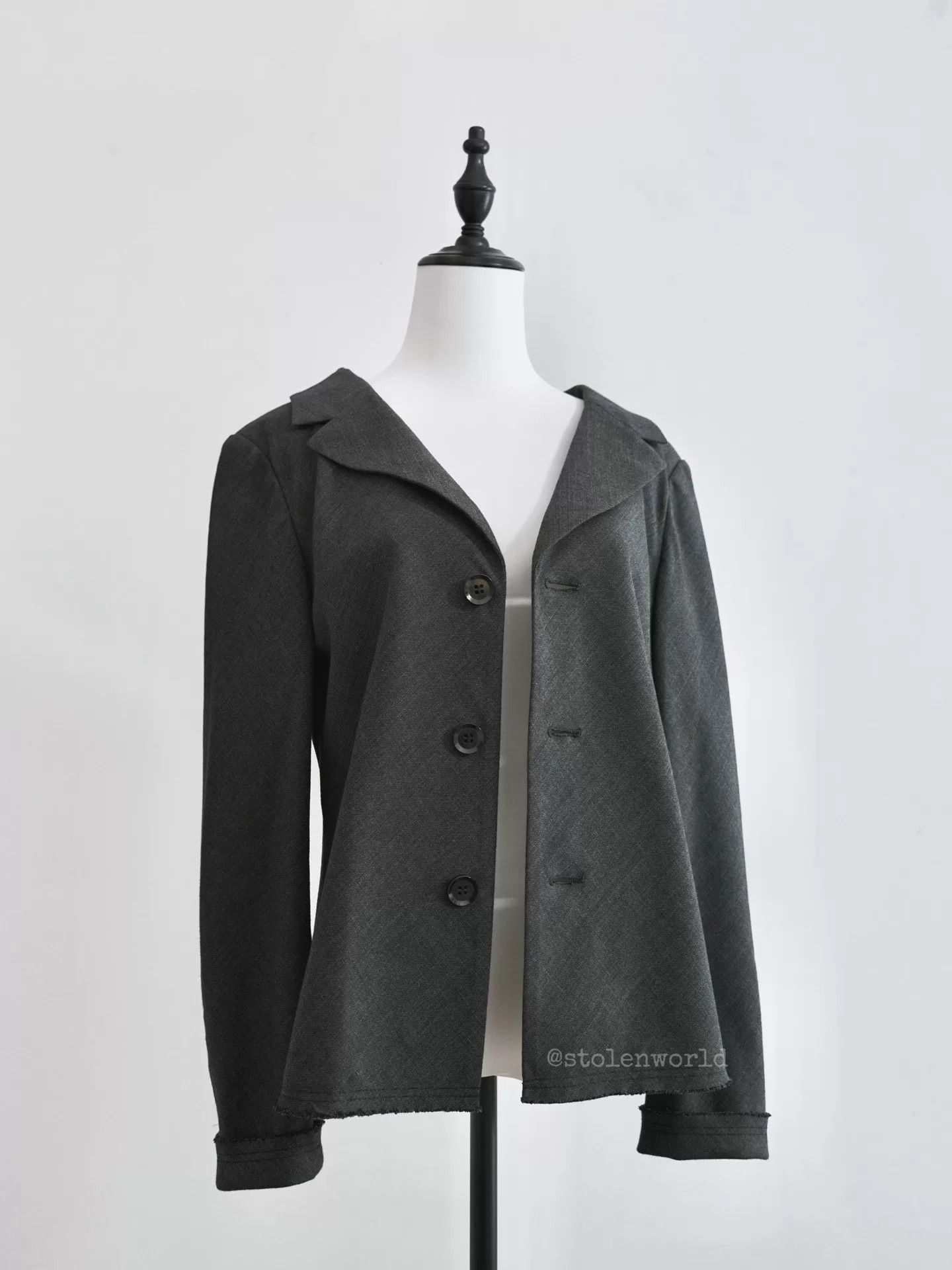 Yohji Yamamoto yohji yamamoto noir tailored blazer Size S / US 4 / IT 40 - 6 Thumbnail