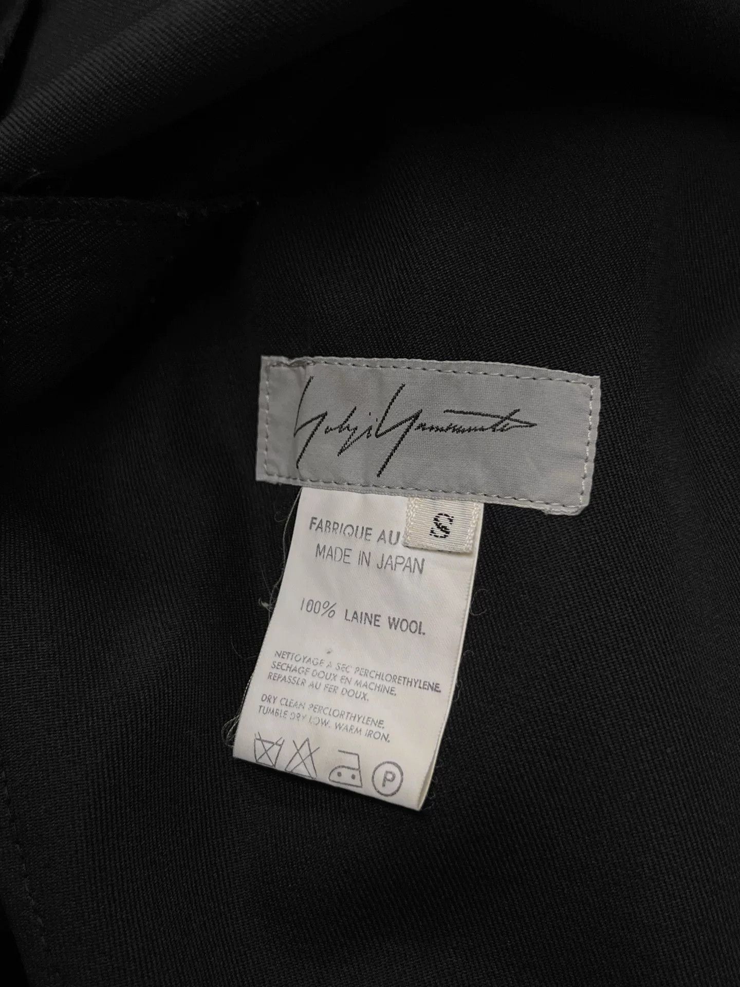 Yohji Yamamoto Yohji Yamamoto Black Tie Waist Shorts Size 23" - 6 Thumbnail