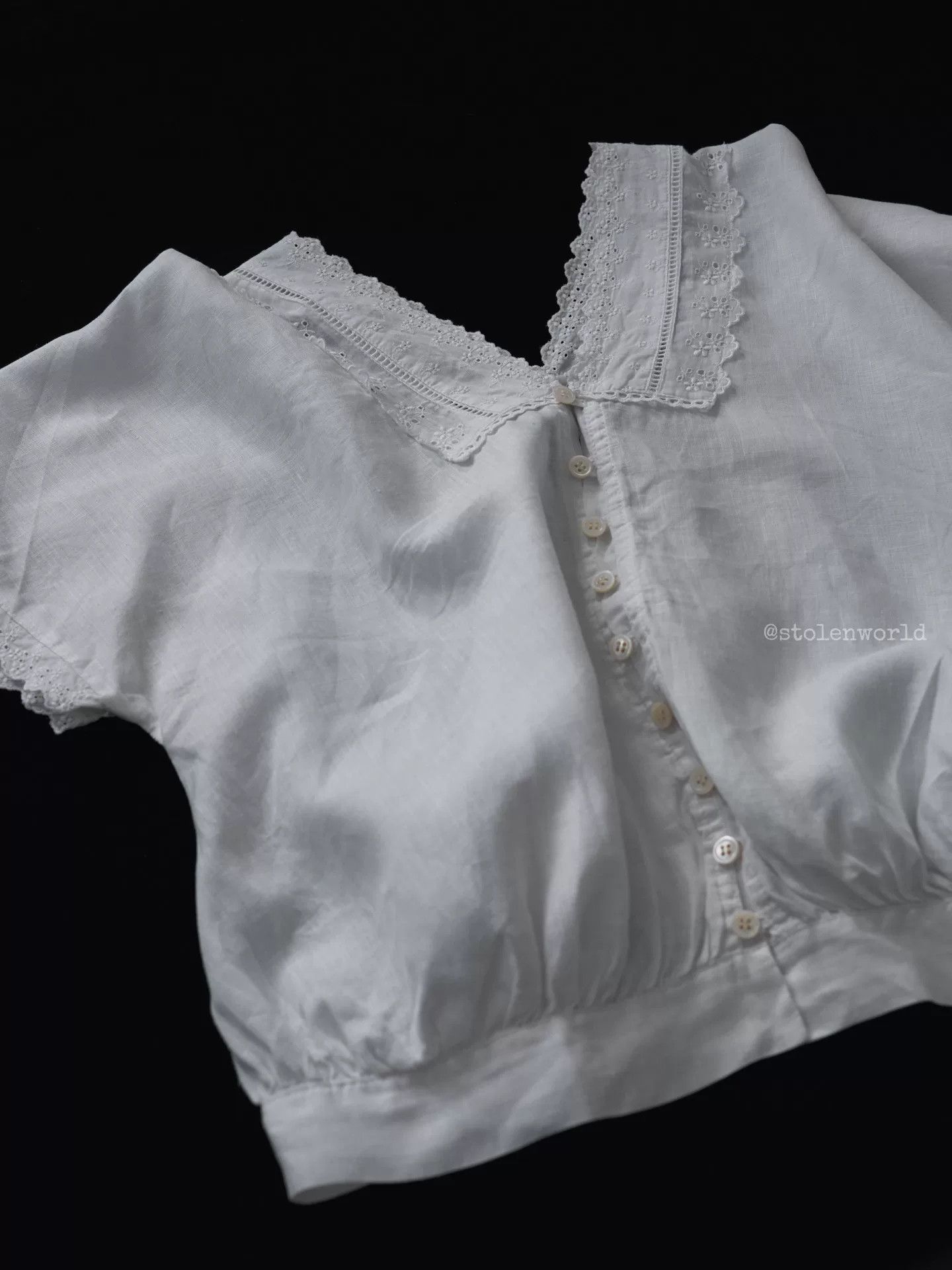 Comme des Garcons comme des garçons linen lace top Size S / US 4 / IT 40 - 5 Thumbnail