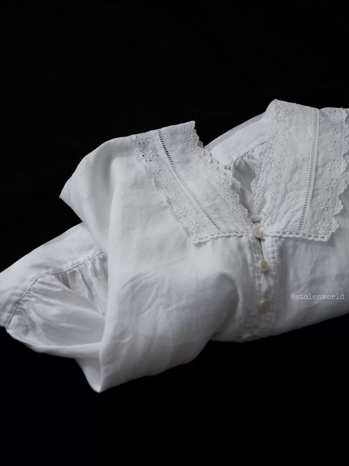 Comme des Garcons comme des garçons linen lace top Size S / US 4 / IT 40 - 6 Thumbnail