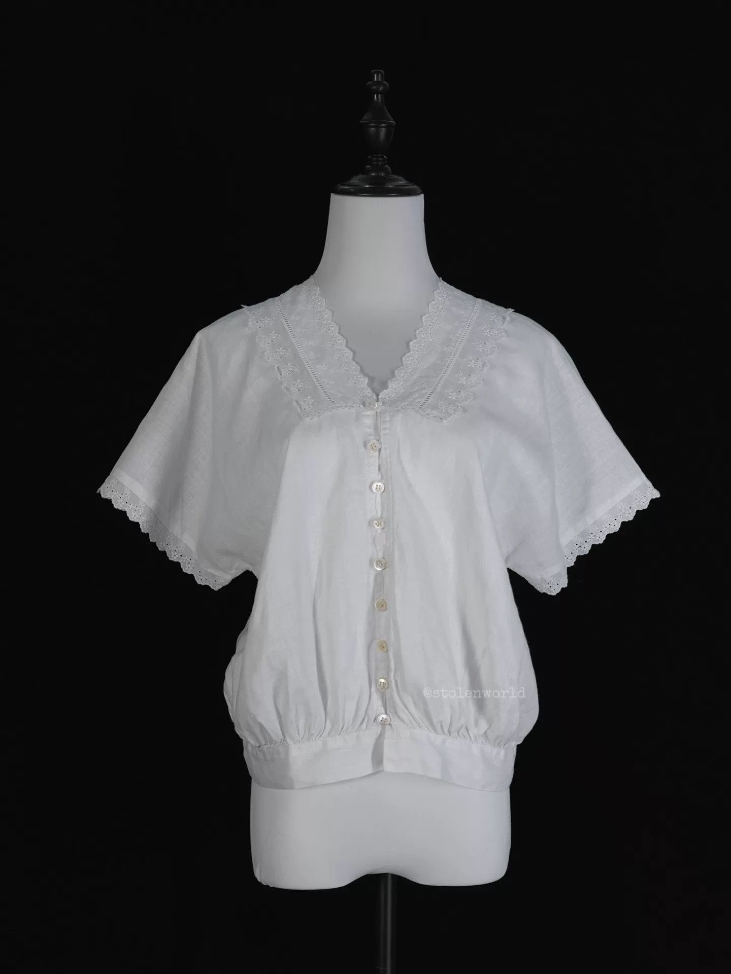 Comme des Garcons comme des garçons linen lace top Size S / US 4 / IT 40 - 7 Thumbnail