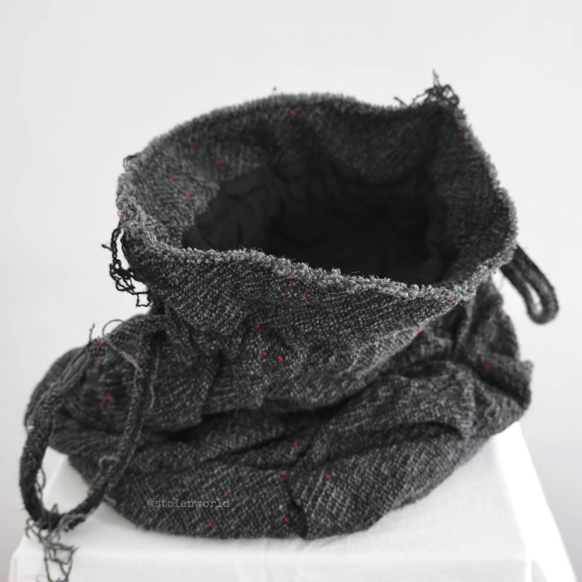 Junya Watanabe charming wool round bag with drawstring Size ONE SIZE - 3 Thumbnail