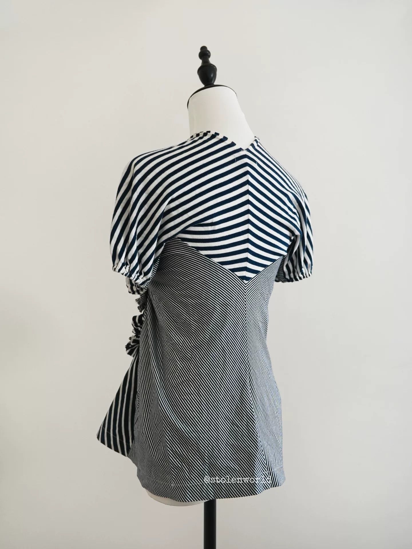 Comme des Garcons striped ruffled top from comme des garcons Size M / US 6-8 / IT 42-44 - 6 Thumbnail