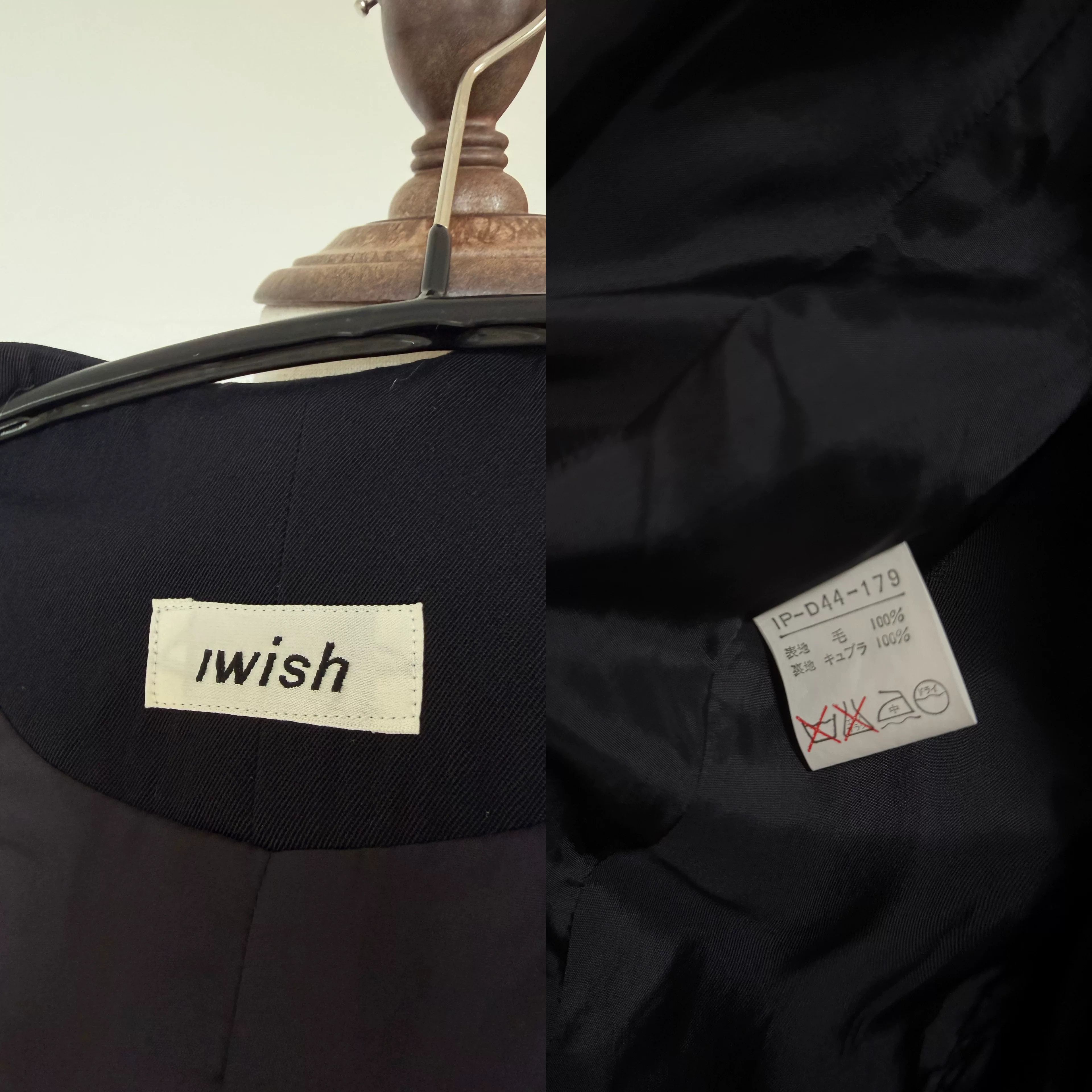 Yashi Yamamuri elegant black long wool dress Size M / US 6-8 / IT 42-44 - 9 Thumbnail