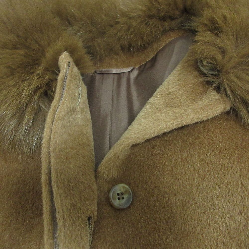Other Other ANAYI Fox Fur Alpaca Short Coat Plant-based Outerwear DUTY FREE for USA Size ONE SIZE - 14 Thumbnail