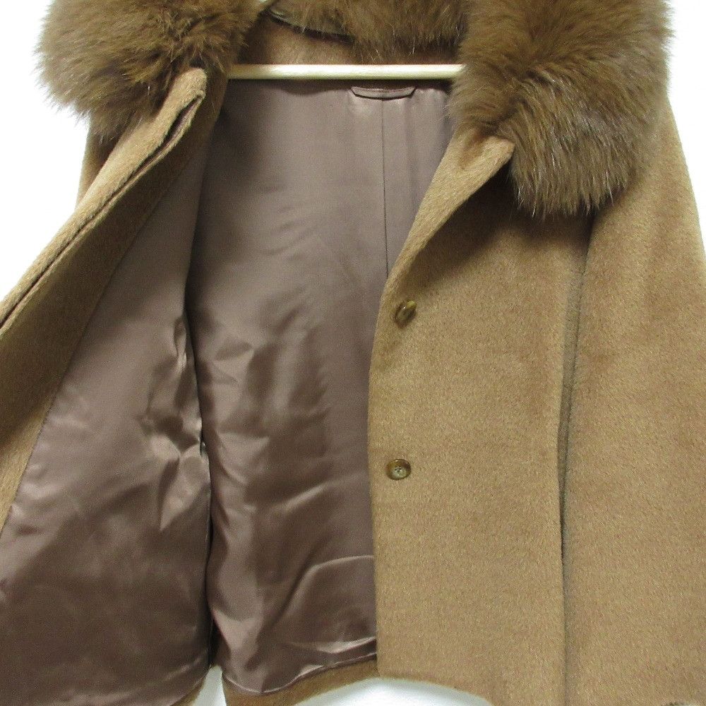 Other Other ANAYI Fox Fur Alpaca Short Coat Plant-based Outerwear DUTY FREE for USA Size ONE SIZE - 3 Thumbnail