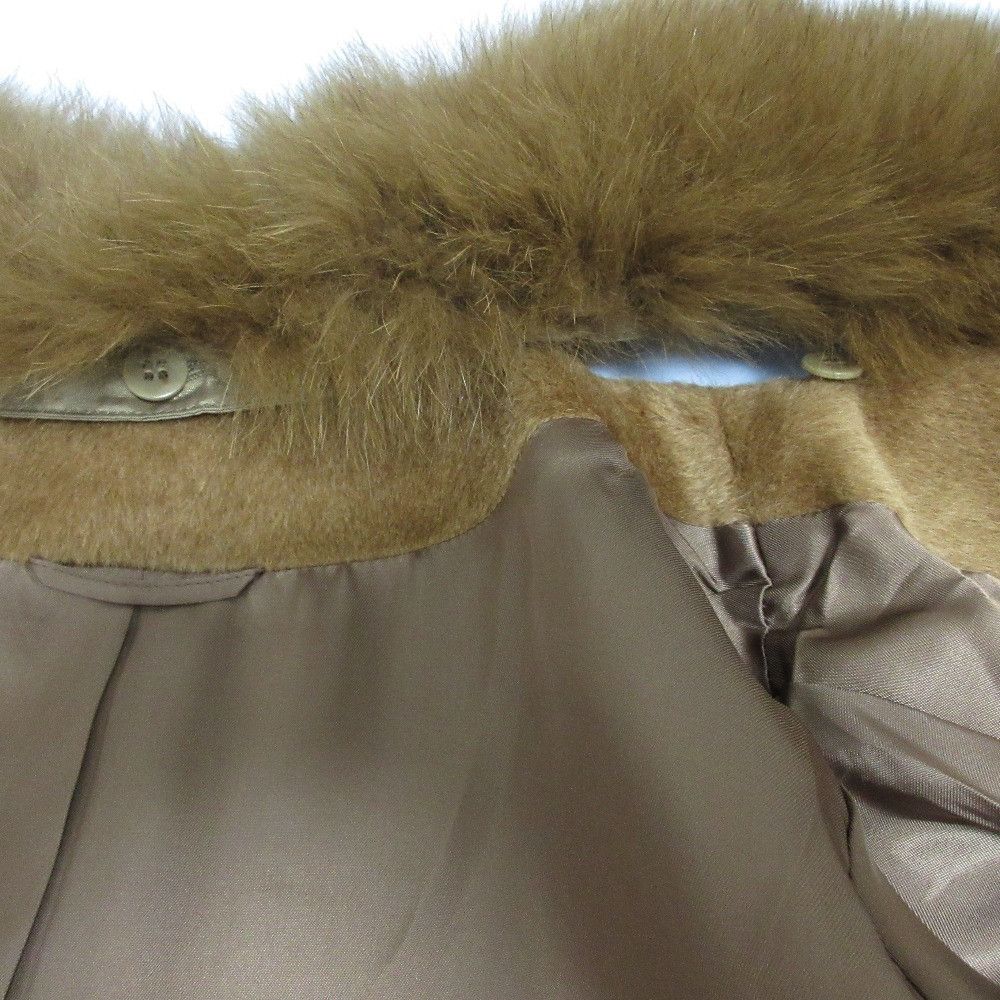Other Other ANAYI Fox Fur Alpaca Short Coat Plant-based Outerwear DUTY FREE for USA Size ONE SIZE - 5 Thumbnail