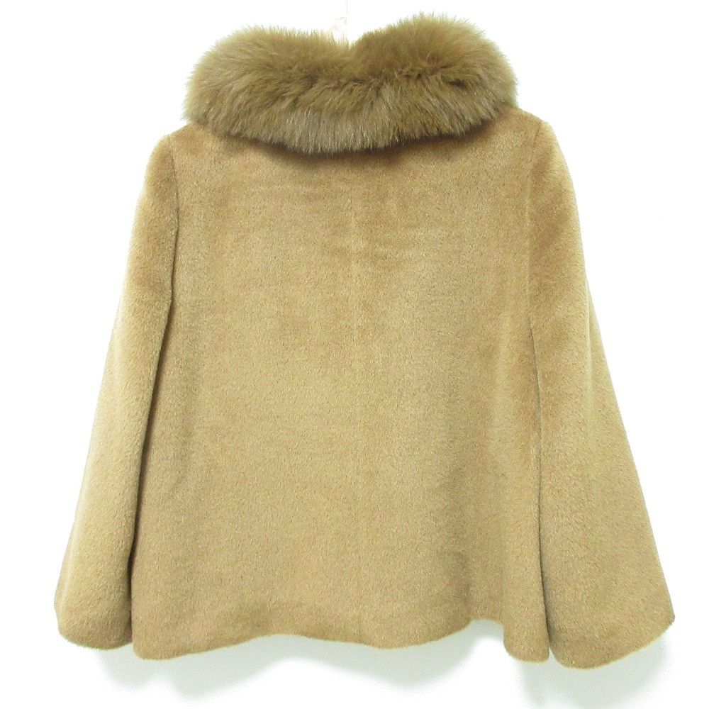 Other Other ANAYI Fox Fur Alpaca Short Coat Plant-based Outerwear DUTY FREE for USA Size ONE SIZE - 2 Thumbnail