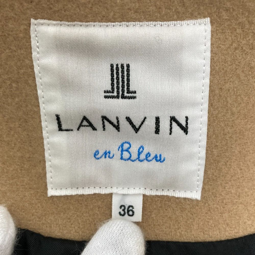 Lanvin Lanvin LANVIN en Bleu Ribbon Collarless Coat Others Outerwear DUTY FREE for USA Size ONE SIZE - 5 Thumbnail