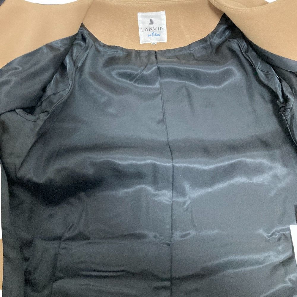 Lanvin Lanvin LANVIN en Bleu Ribbon Collarless Coat Others Outerwear DUTY FREE for USA Size ONE SIZE - 4 Thumbnail