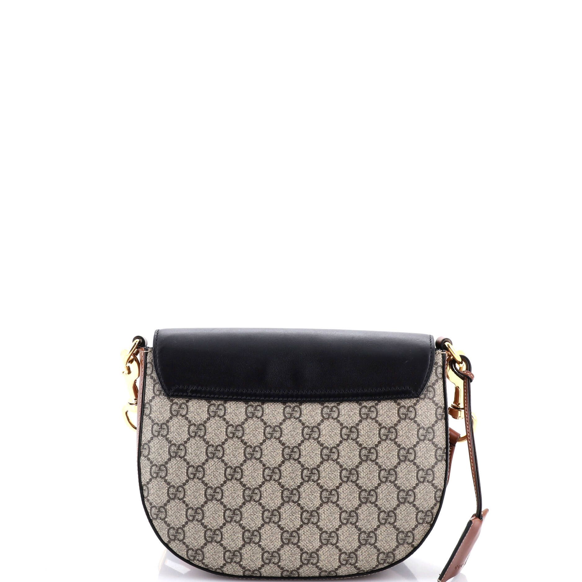 Gucci Padlock Saddle Shoulder Bag GG Coated Canvas and Leath Size ONE SIZE - 2 Thumbnail