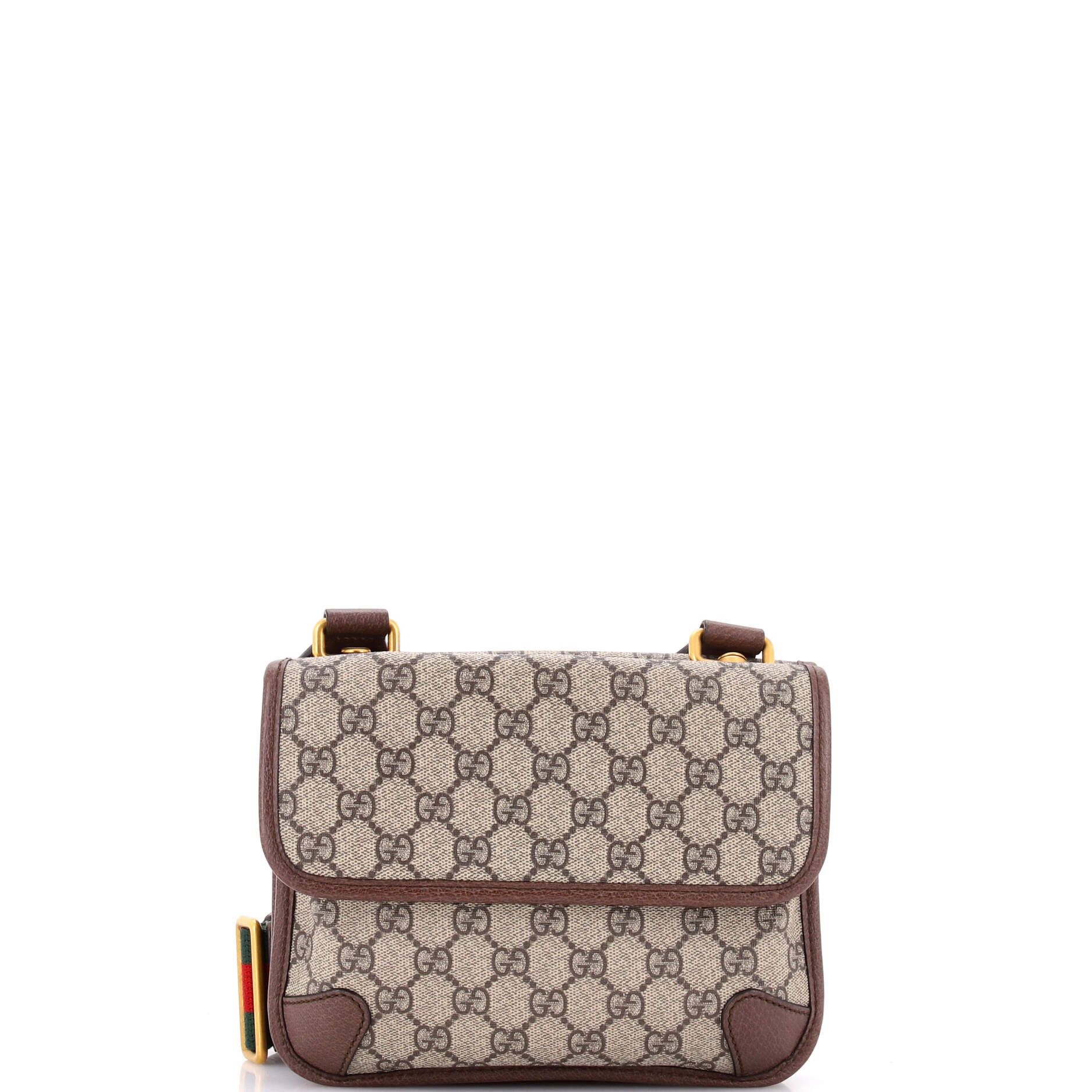 Gucci Neo Vintage Flap Messenger GG Coated Canvas Small Size ONE SIZE - 2 Thumbnail