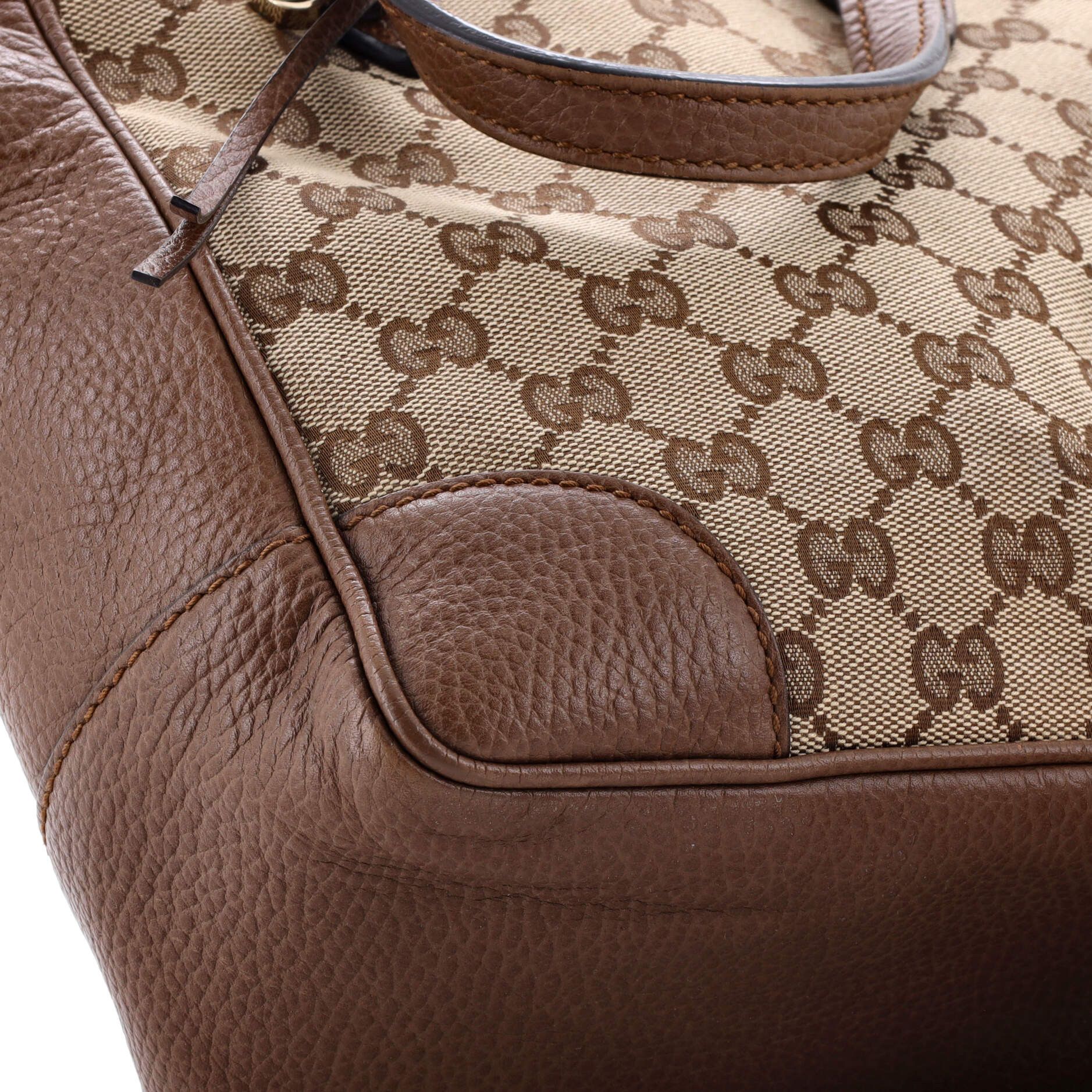 Gucci Bree Convertible Tote GG Canvas with Leather Small Size ONE SIZE - 6 Thumbnail