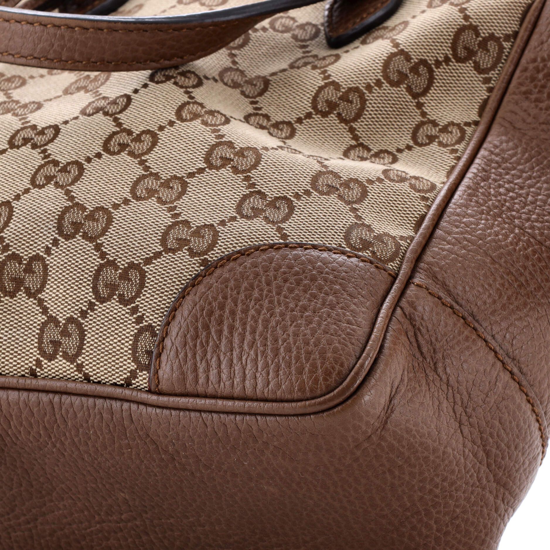 Gucci Bree Convertible Tote GG Canvas with Leather Small Size ONE SIZE - 5 Thumbnail