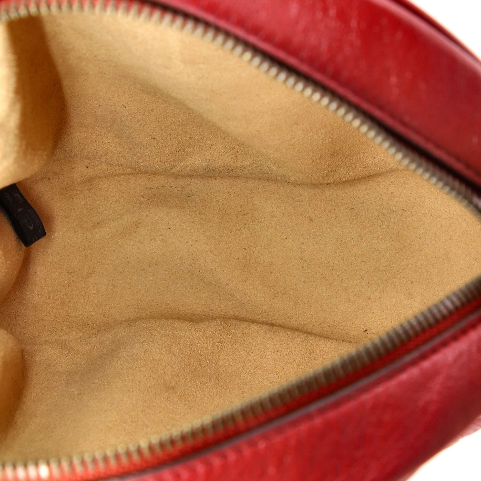 GG Marmont Round Shoulder Bag Matelasse Leather Mini