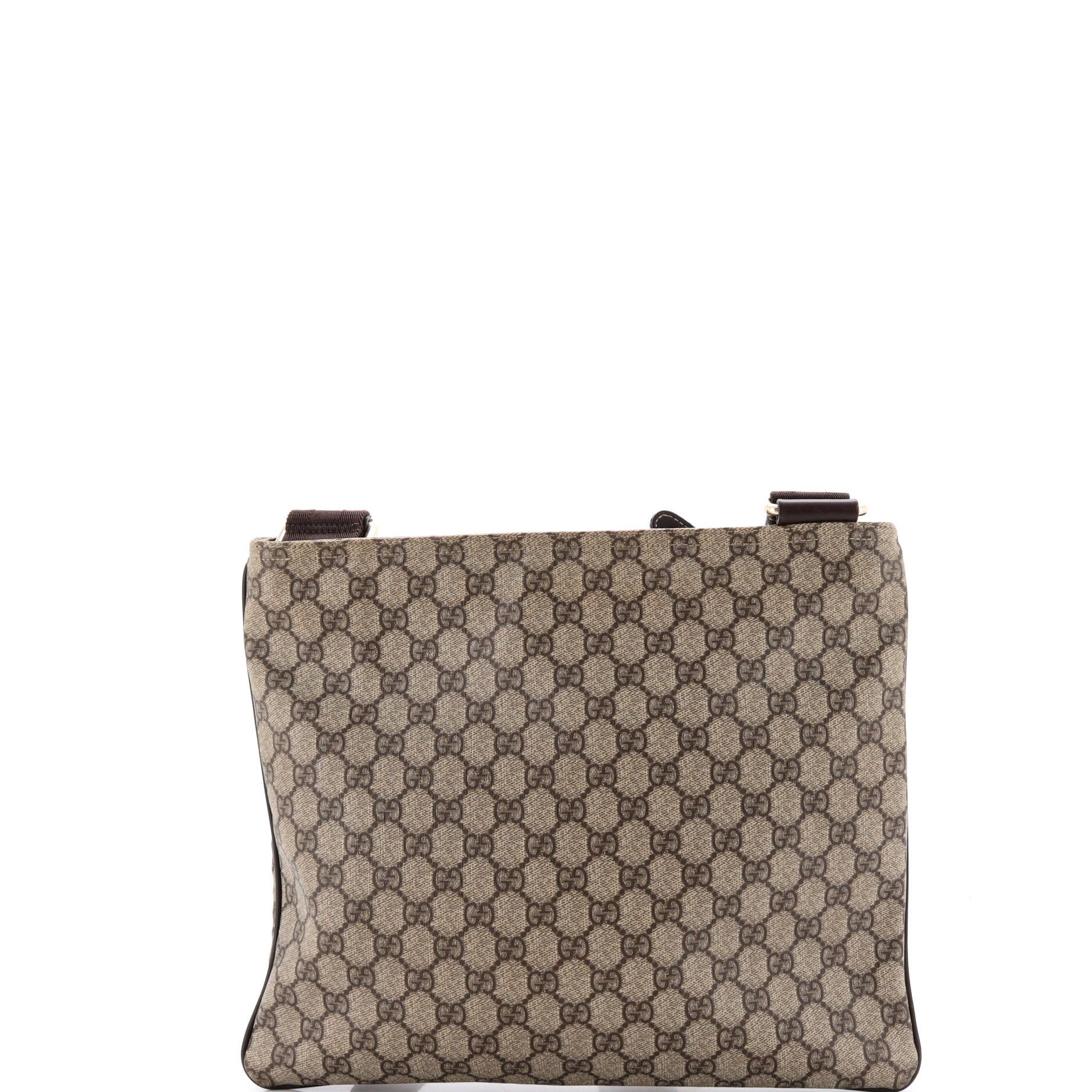 Gucci Zip Top Messenger Bag GG Coated Canvas Large Size ONE SIZE - 2 Thumbnail