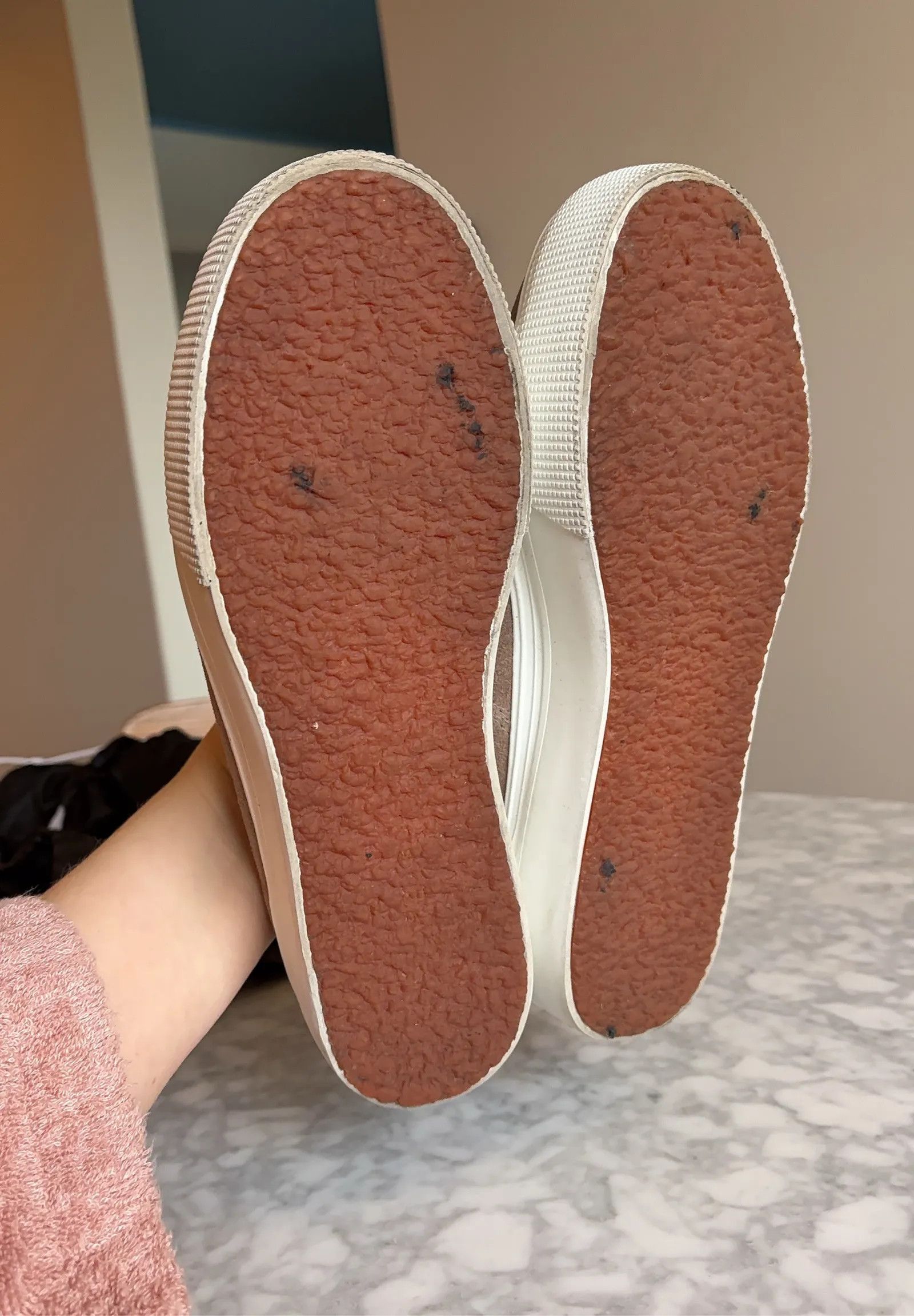 Superga Superga Platform Sneakers, Beige Sneakers Size US 10 / IT 40 - 11 Thumbnail