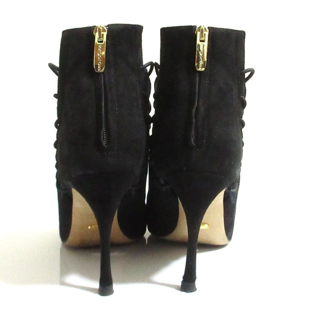 Other Other Sergio Rossi Suede Lace-up Short Boots Suede Shoes DUTY FREE for USA Size ONE SIZE - 4 Thumbnail