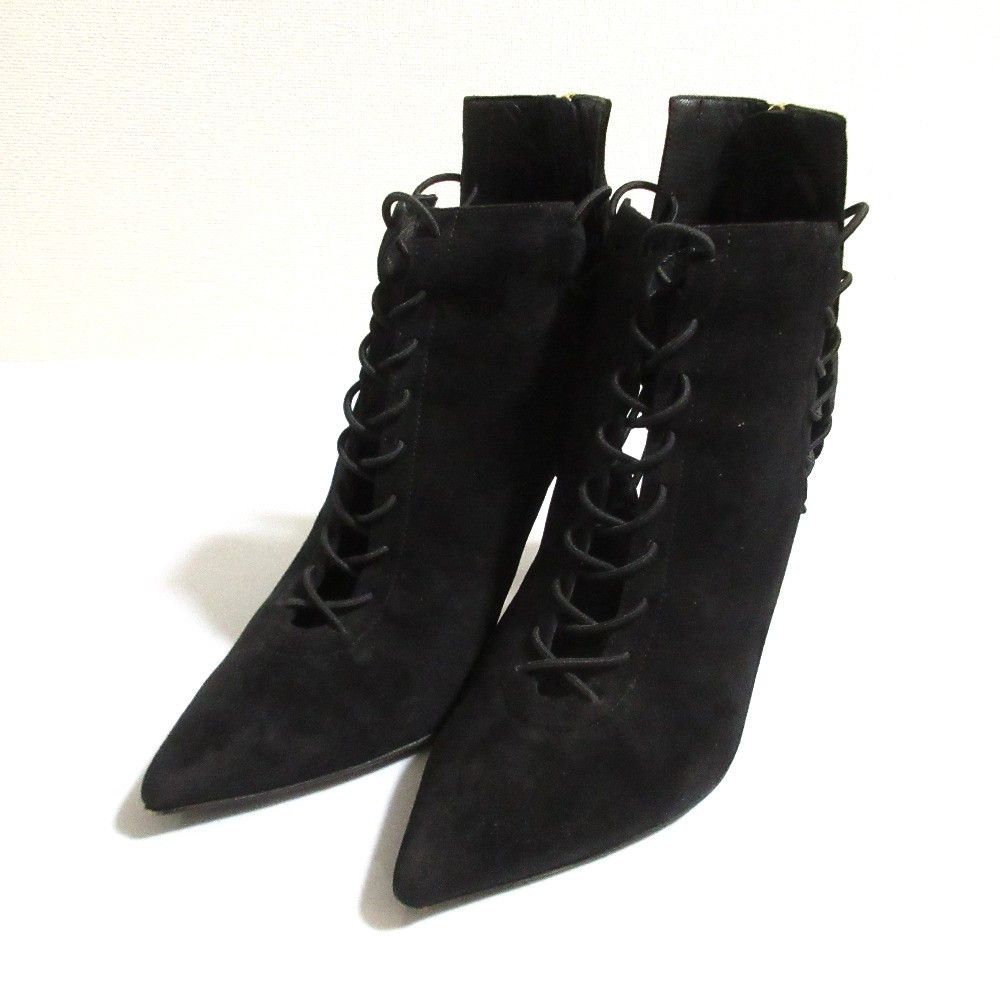 Other Other Sergio Rossi Suede Lace-up Short Boots Suede Shoes DUTY FREE for USA Size ONE SIZE - 2 Thumbnail